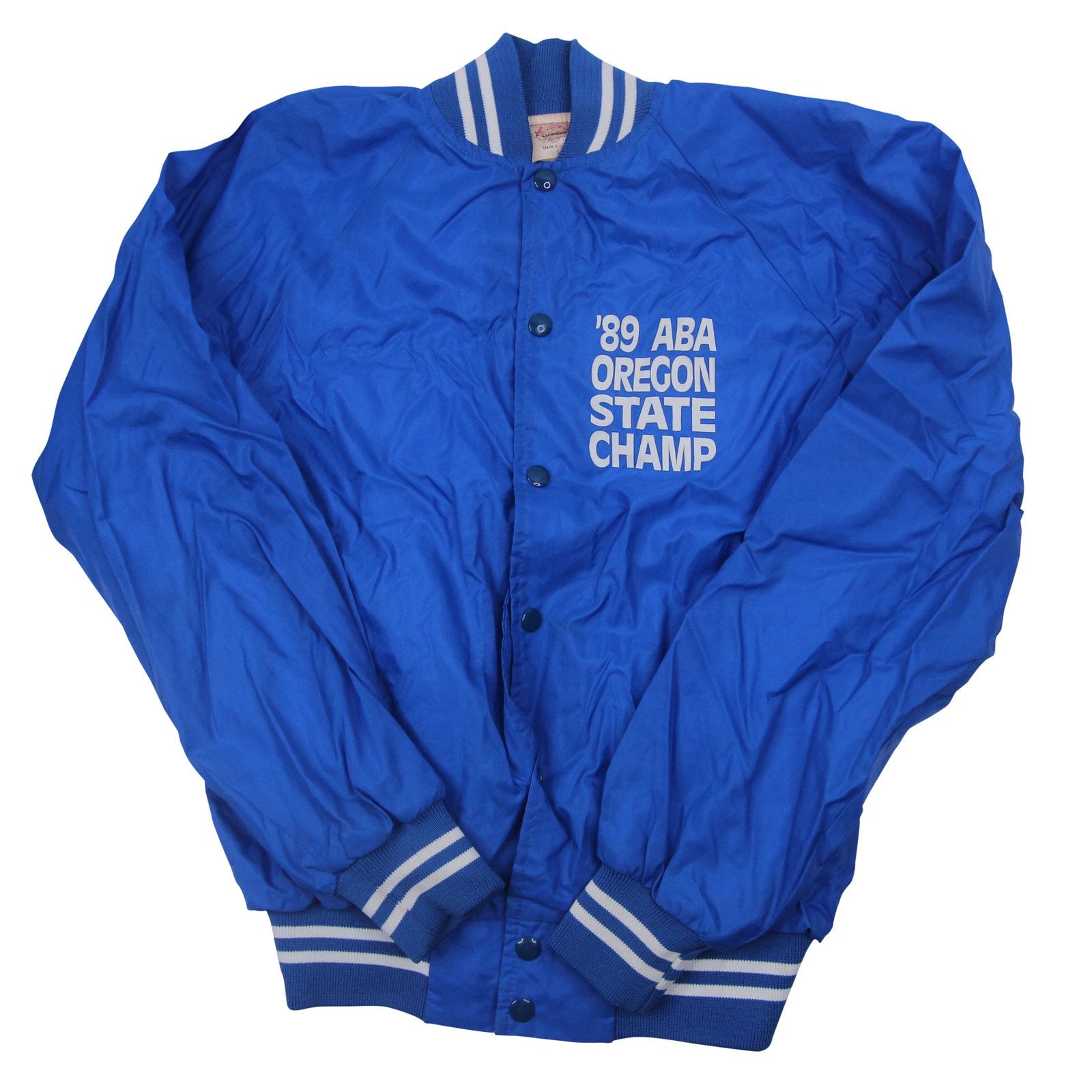 Vintage Vintage 1989 ABA State Champion Satin BMX Jacket Size US S / EU 44-46 / 1 - 1 Thumbnail