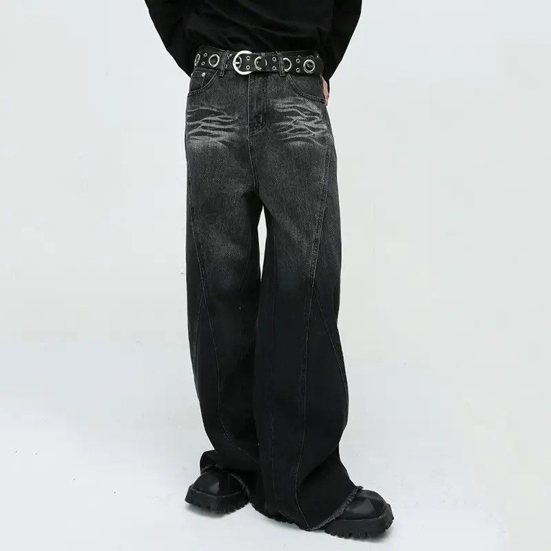 Japanese Brand × Vintage Streetwear Baggy Loose Wide Leg Jeans Pants Size US 32 / EU 48 - 2 Thumbnail