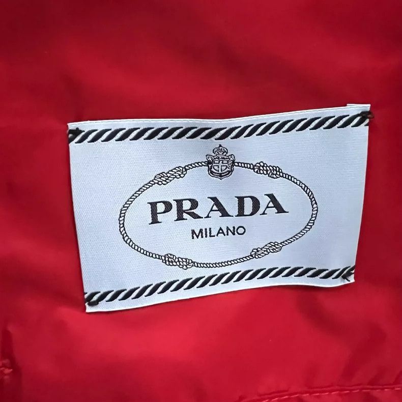 Prada PRADA Red Logo Print Jacket Size 36 -2505 Size US S / EU 44-46 / 1 - 4 Thumbnail