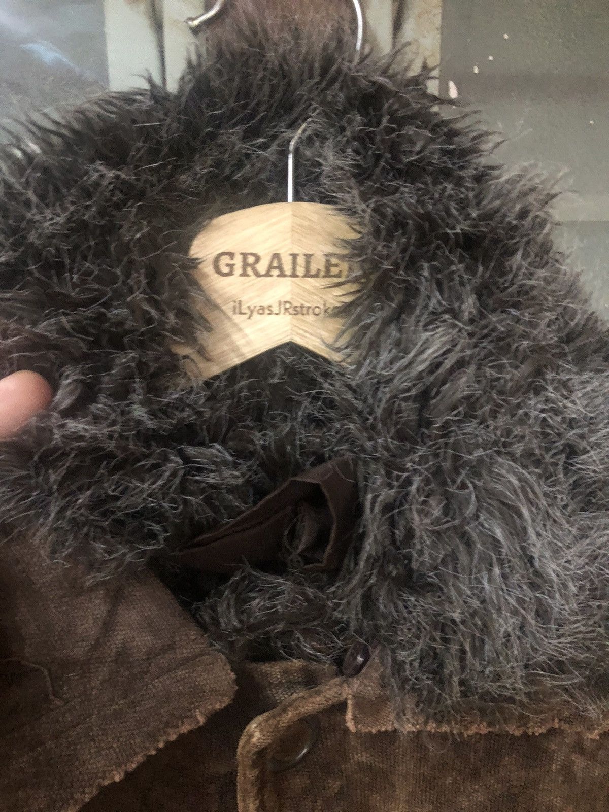 In The Attic In The Attic Fur Hoodie Velvet Punk Parka LGB style Punk Size US L / EU 52-54 / 3 - 20 Thumbnail