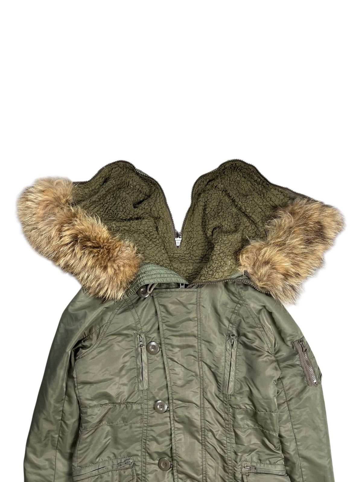 General Research 2000s GOA - Fur Hoodie N3B Fur Hoodie Extreme Jacket Size US M / EU 48-50 / 2 - 7 Thumbnail