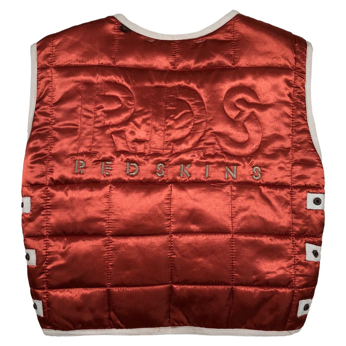 NFL Vintage R.D.S Red skins Acetate Quilted Padded Vest Size US M / EU 48-50 / 2 - 3 Thumbnail