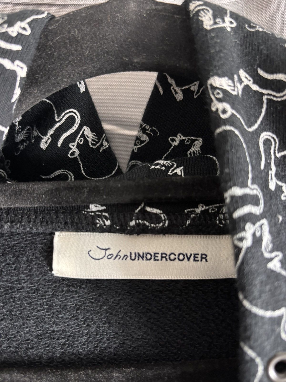 John Undercover John Undercover Rat Print Hoodie Size US M / EU 48-50 / 2 - 2 Thumbnail