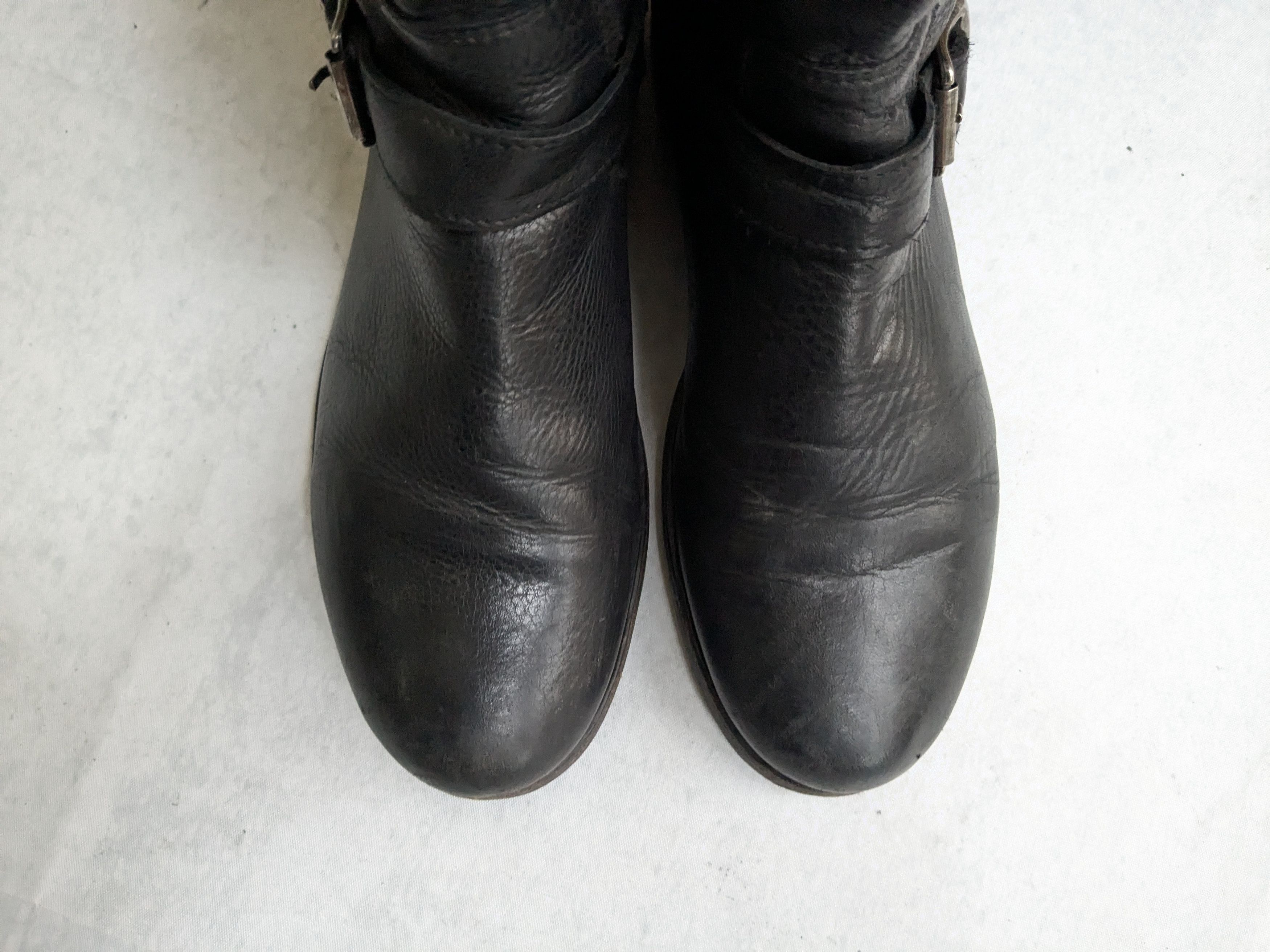 Frye Frye Engineer Boots Black Leather 7.5 Motorcycle Biker Size US 7.5 / EU 40-41 - 3 Thumbnail