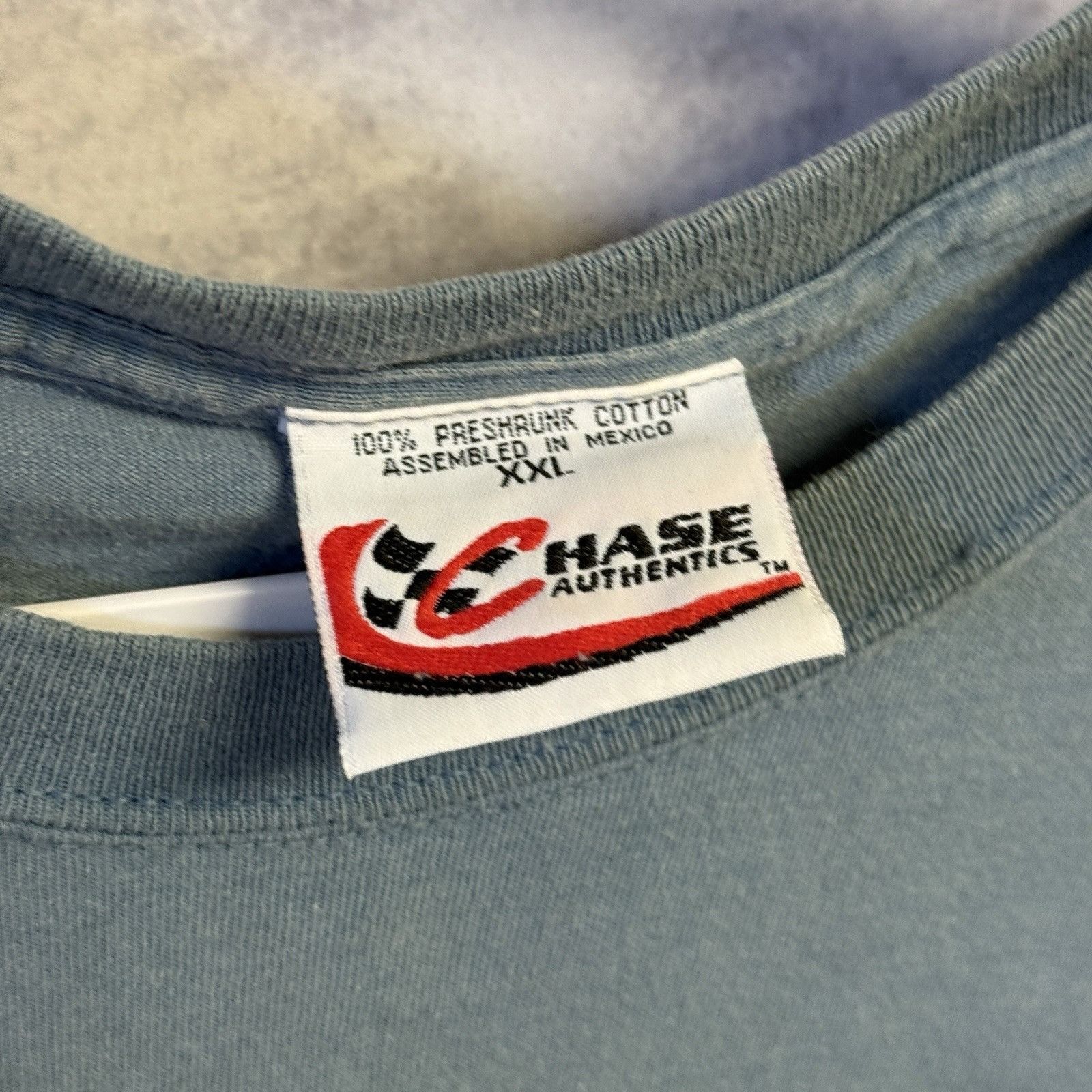 Chase Authentics Vintage Nascar Pepsi 400 T Shirt Mens XXL 27x29.5 Blue Short Size US XXL / EU 58 / 5 - 8 Thumbnail