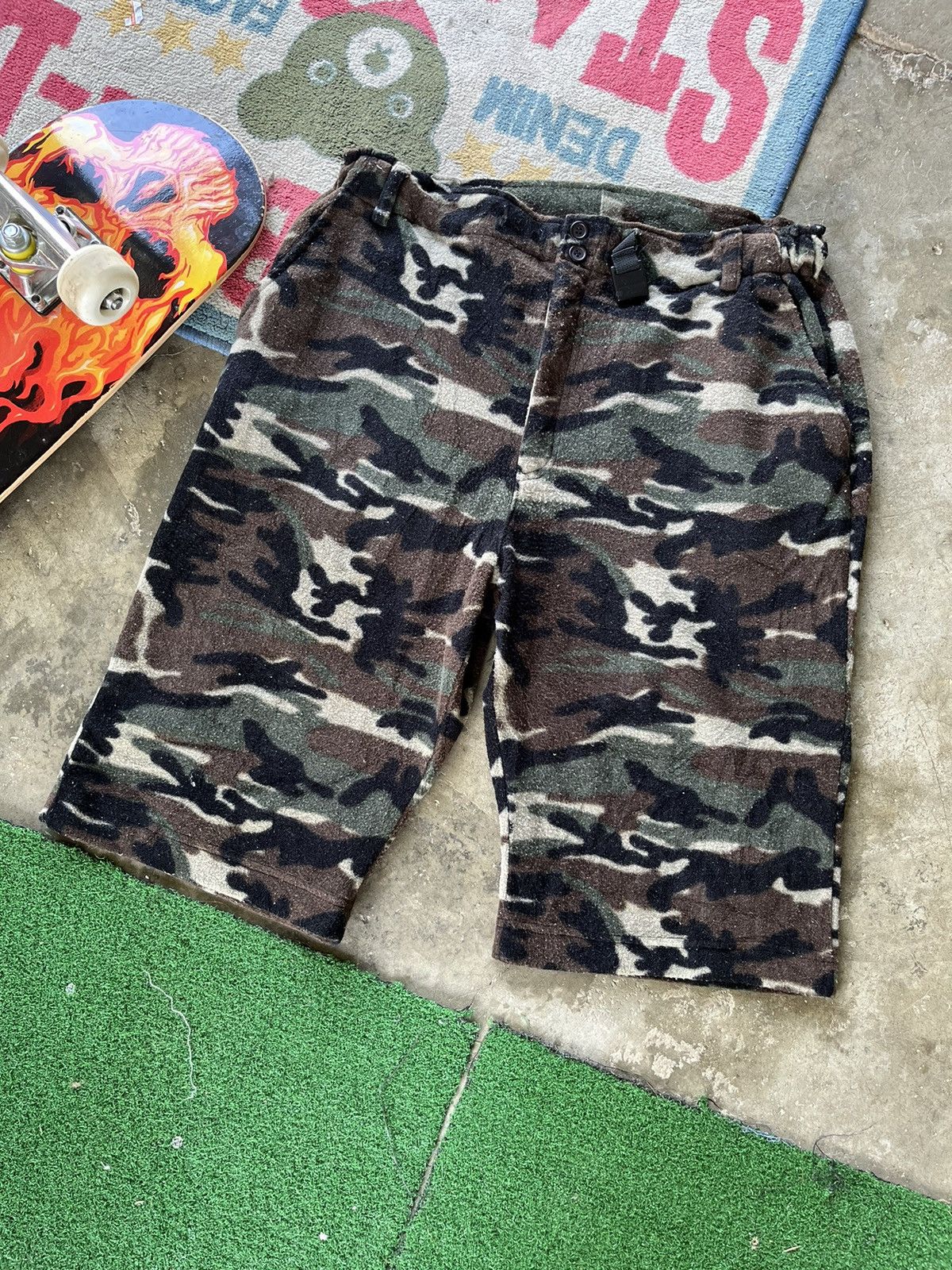 Japanese Brand 🔥CAMOUFLAGE🔥 Shorts Pants Size US 34 / EU 50 - 1 Thumbnail