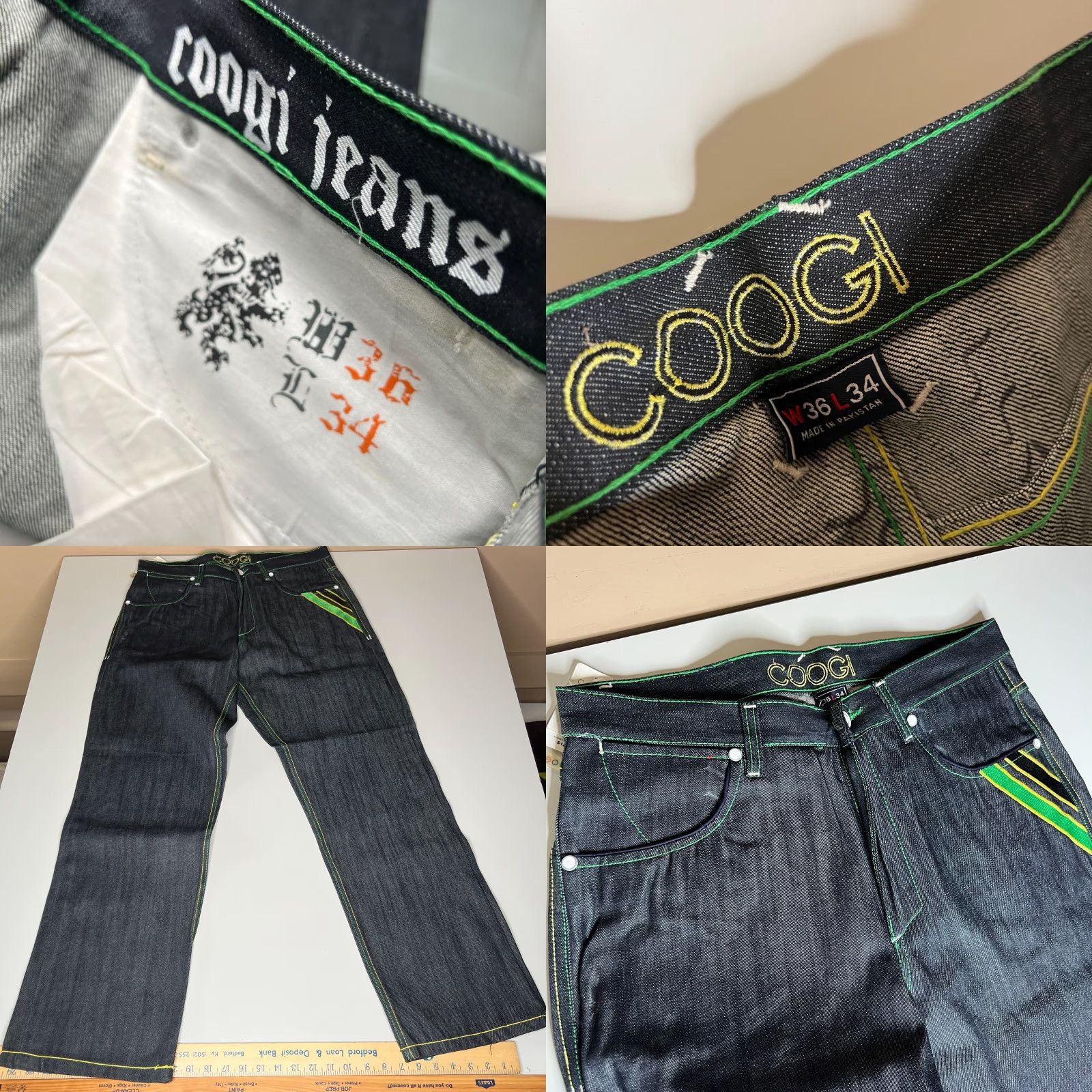 Coogi VINTAGE Coogi Jeans Men’s 36x34 Blue Denim Dragon Embroidered Pockets Authentic Australi Size US 36 / EU 52 - 8 Thumbnail