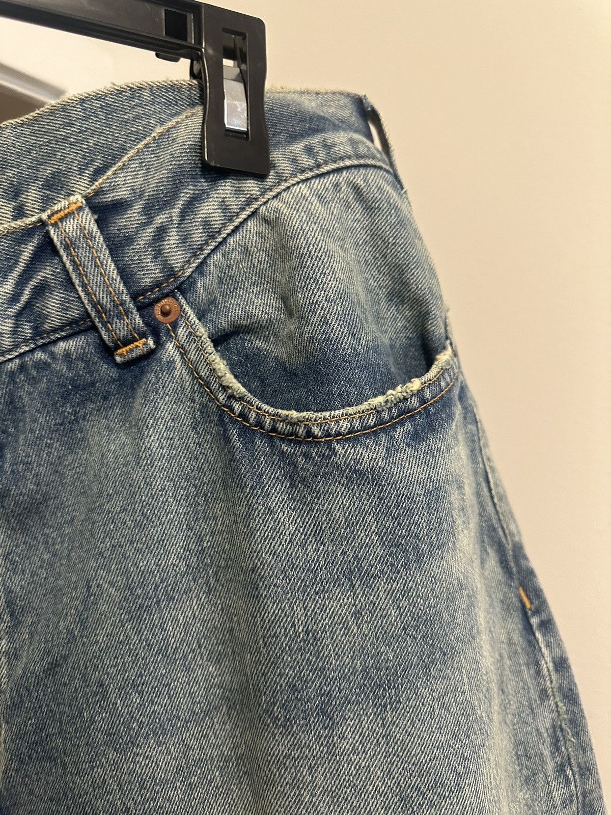 Balenciaga Balenciaga Winter 22 Large Baggy Denim Size US 34 / EU 50 - 3 Thumbnail