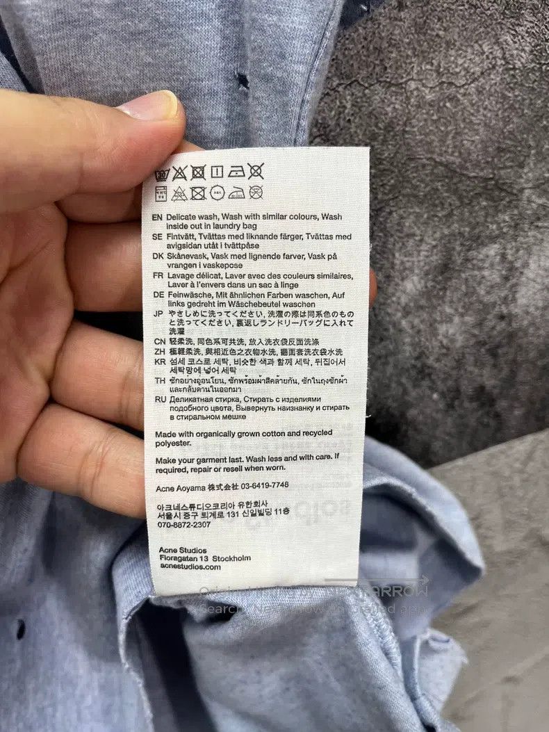 Acne Studios Acne Studios Logo Short Sleeve Size XXS / US 00 / IT 34 - 6 Thumbnail