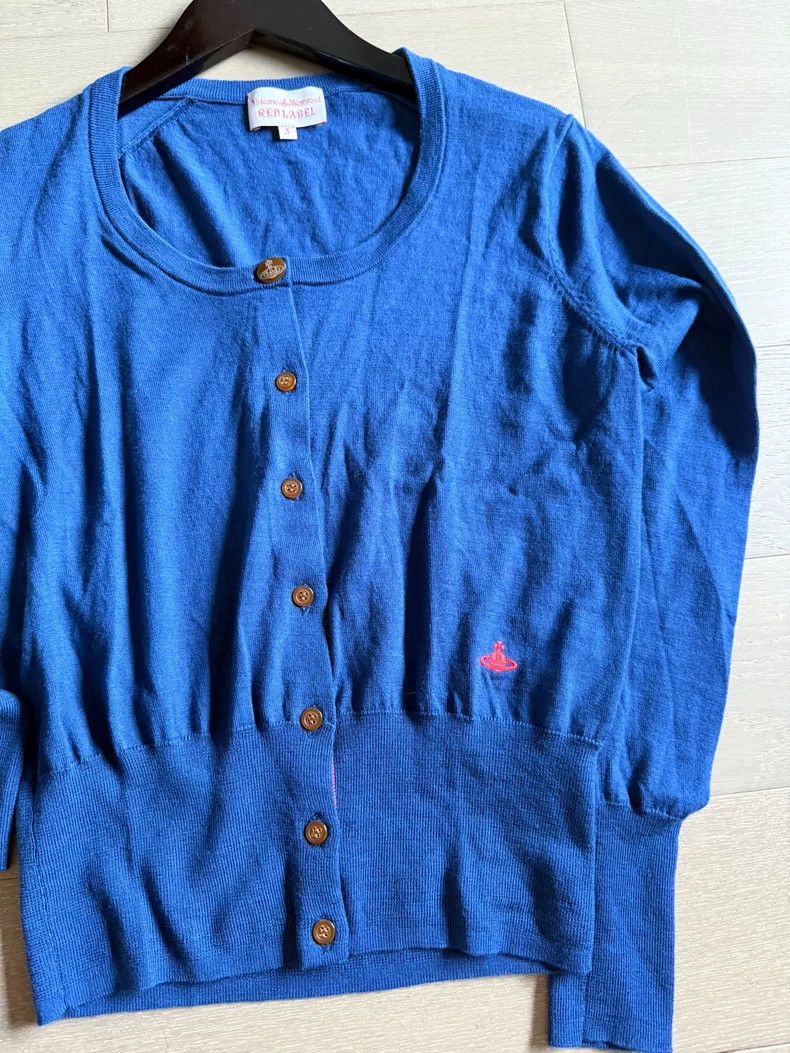 Vivienne Westwood Vivienne Westwood size3 Clayblue knit cardigan Size L / US 10 / IT 46 - 3 Thumbnail
