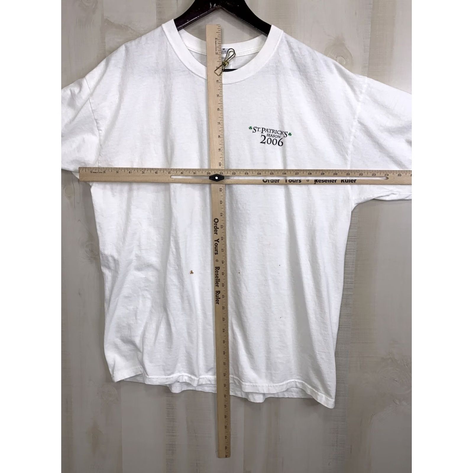 Anvil VINTAGE Anvil T-Shirt Men XL White Y2K St Patrick’s Season Harp Guinness Smithwicks-11576 Size US XL / EU 56 / 4 - 6 Thumbnail