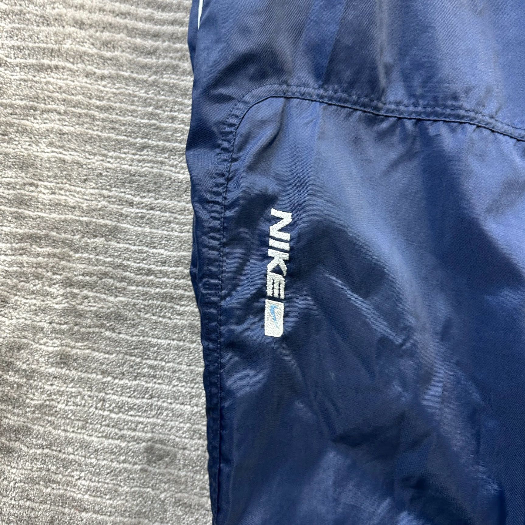 Nike VINTAGE Nike Pants XL Blue Sweatpants Tapered Regular Fit Activewear University Mens Size US 28 / EU 44 - 5 Thumbnail