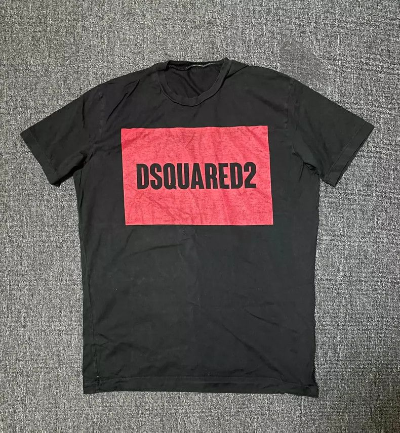 Dsquared2 DSquared2 Men's Black Short Sleeve T-shirt-yf Size US M / EU 48-50 / 2 - 1 Thumbnail