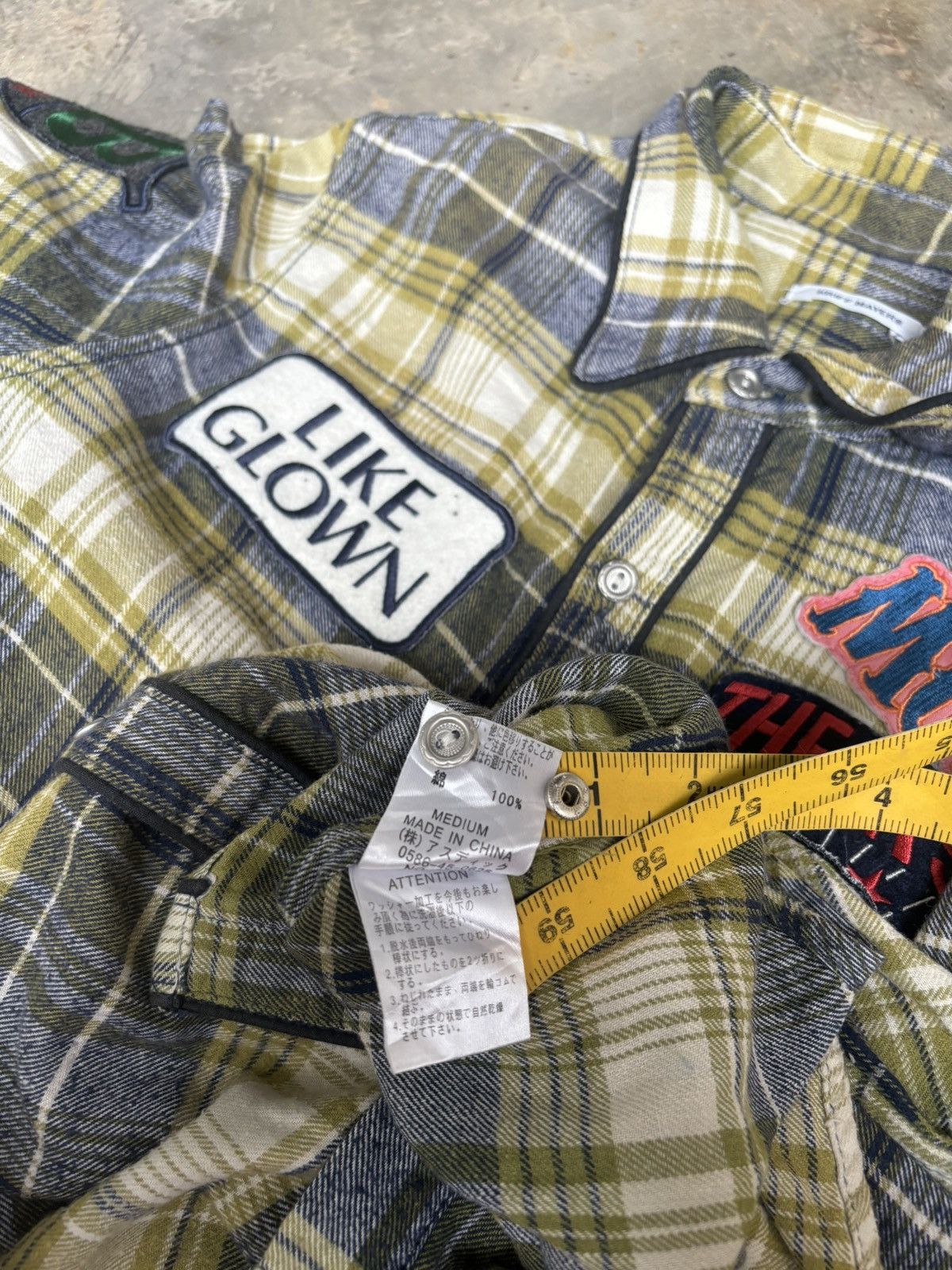 Hysteric Glamour Y2k Kriff Mayer Patchworck Shirt Size US M / EU 48-50 / 2 - 9 Thumbnail