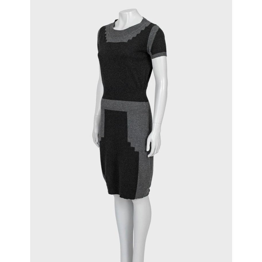 Saint Laurent Multicolor Cashmere Dress, Size M (runs small)