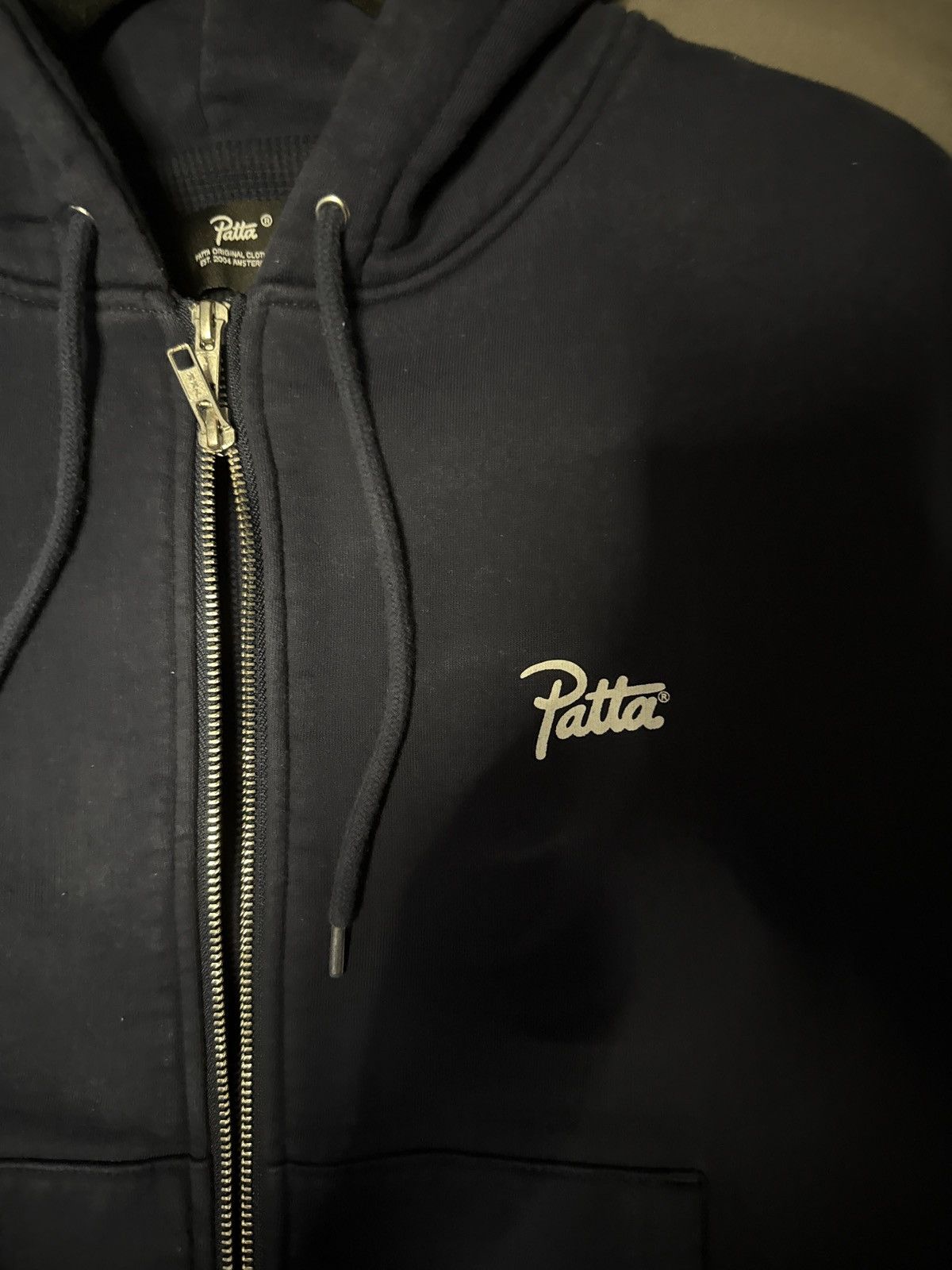 Patta double zip hoodie
