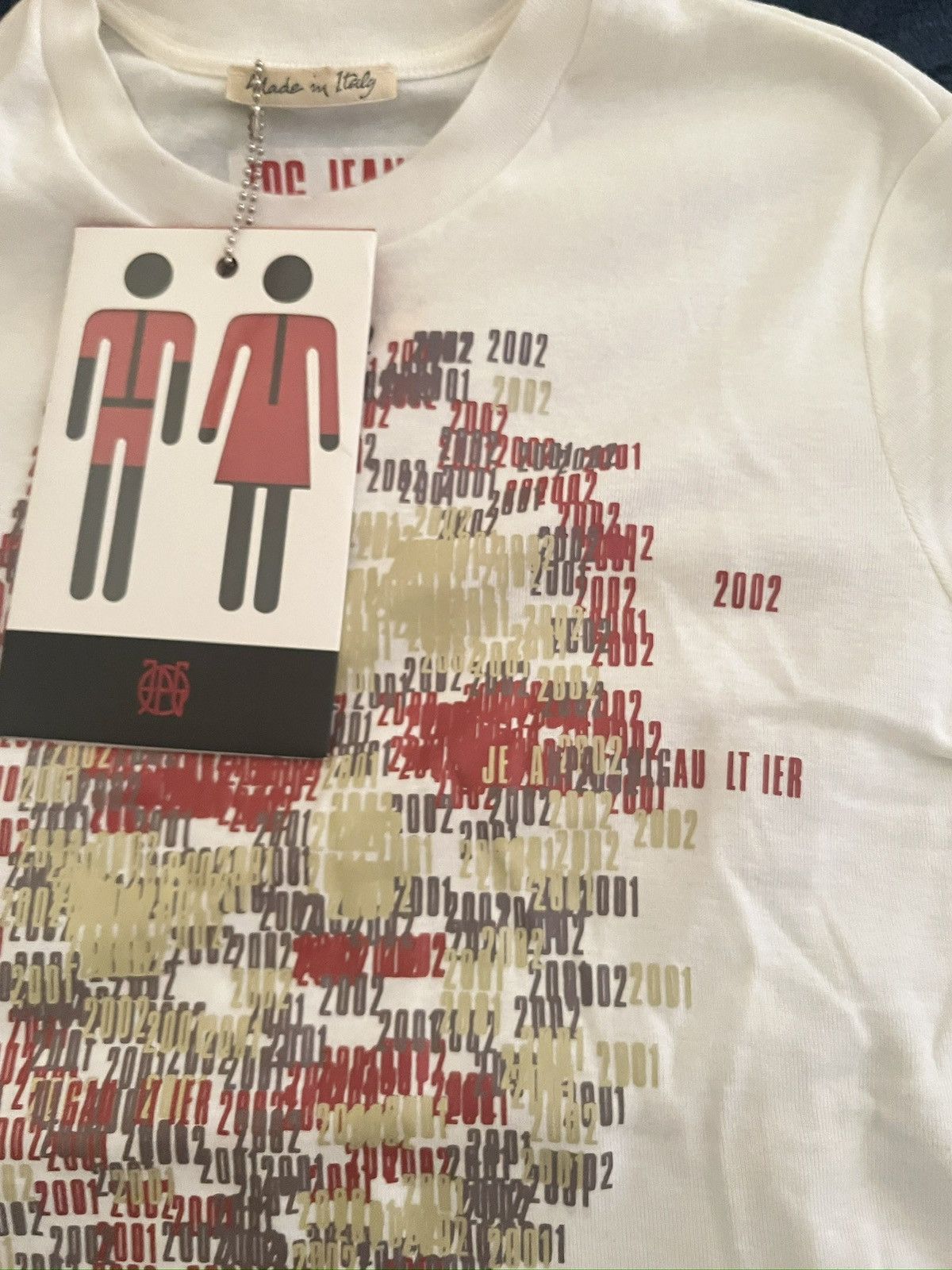 Jean Paul Gaultier Jean Paul Gaultier 01/02 -stretch cotton tee JPG face print Size US L / EU 52-54 / 3 - 6 Thumbnail