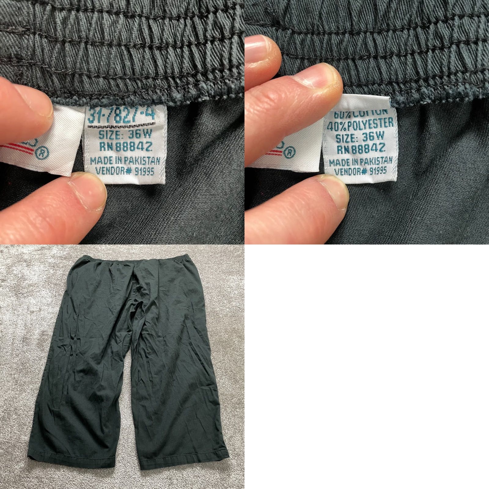 Vintage Only Necessities Jeans Women Plus 36W Black Regular Fit Straight 50x29 Denim 100% Cotton Vintage? No. Size 36" / US 14 / IT 50 - 8 Thumbnail