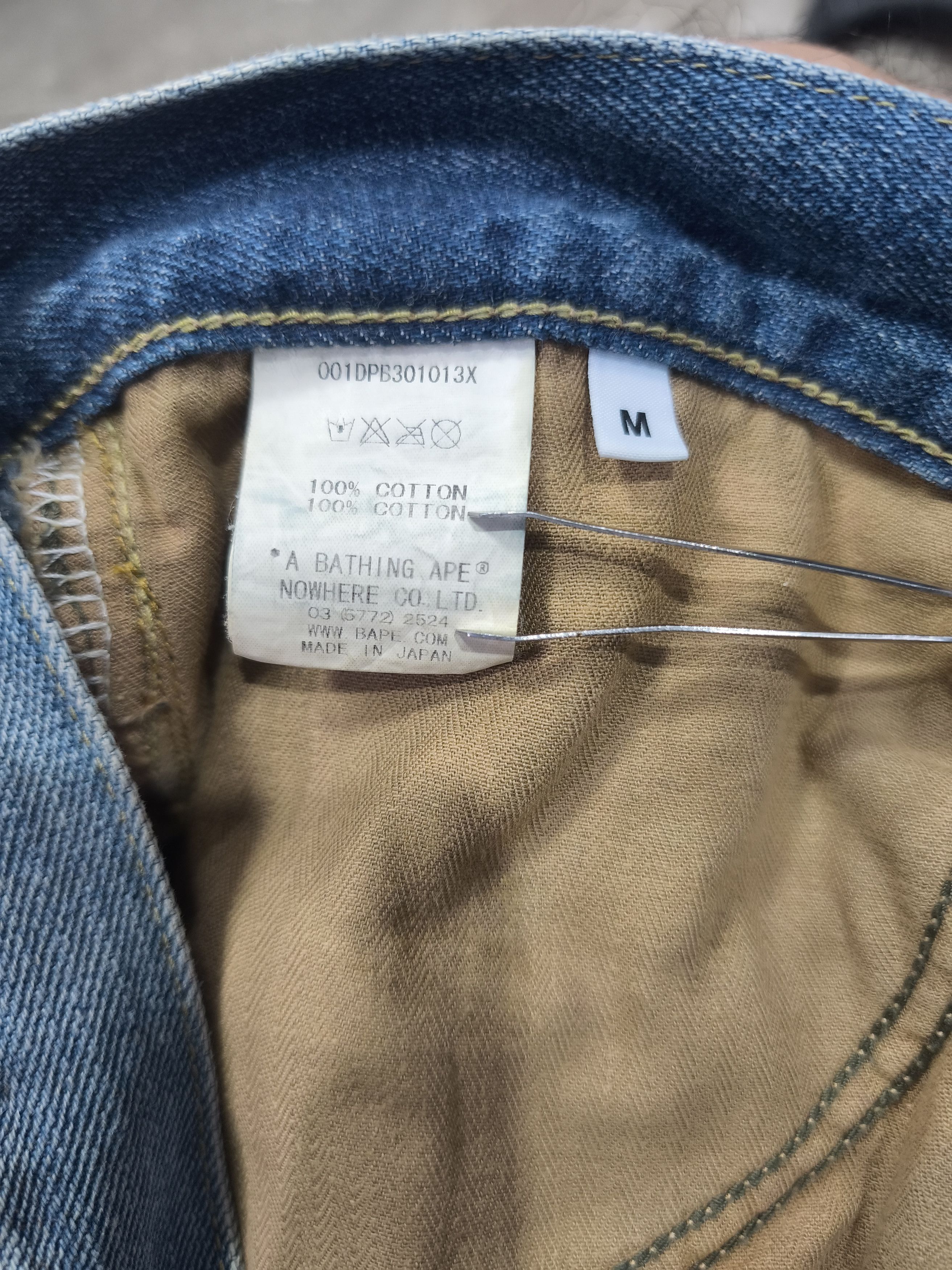 Bape BAPE 1999 Type 02 Damaged Denim Size US 32 / EU 48 - 11 Thumbnail