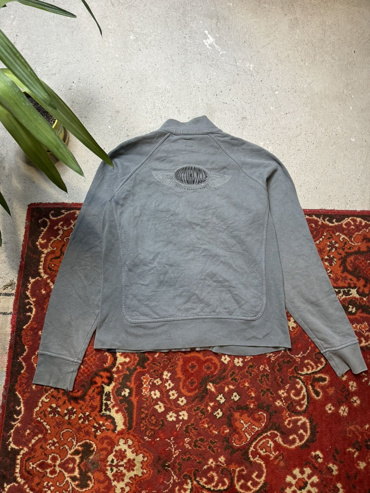 Calvin Klein × Vintage Vintage Y2K Calvin Klein Faded Motorcycle Police Departmen Size US L / EU 52-54 / 3 - 10 Thumbnail