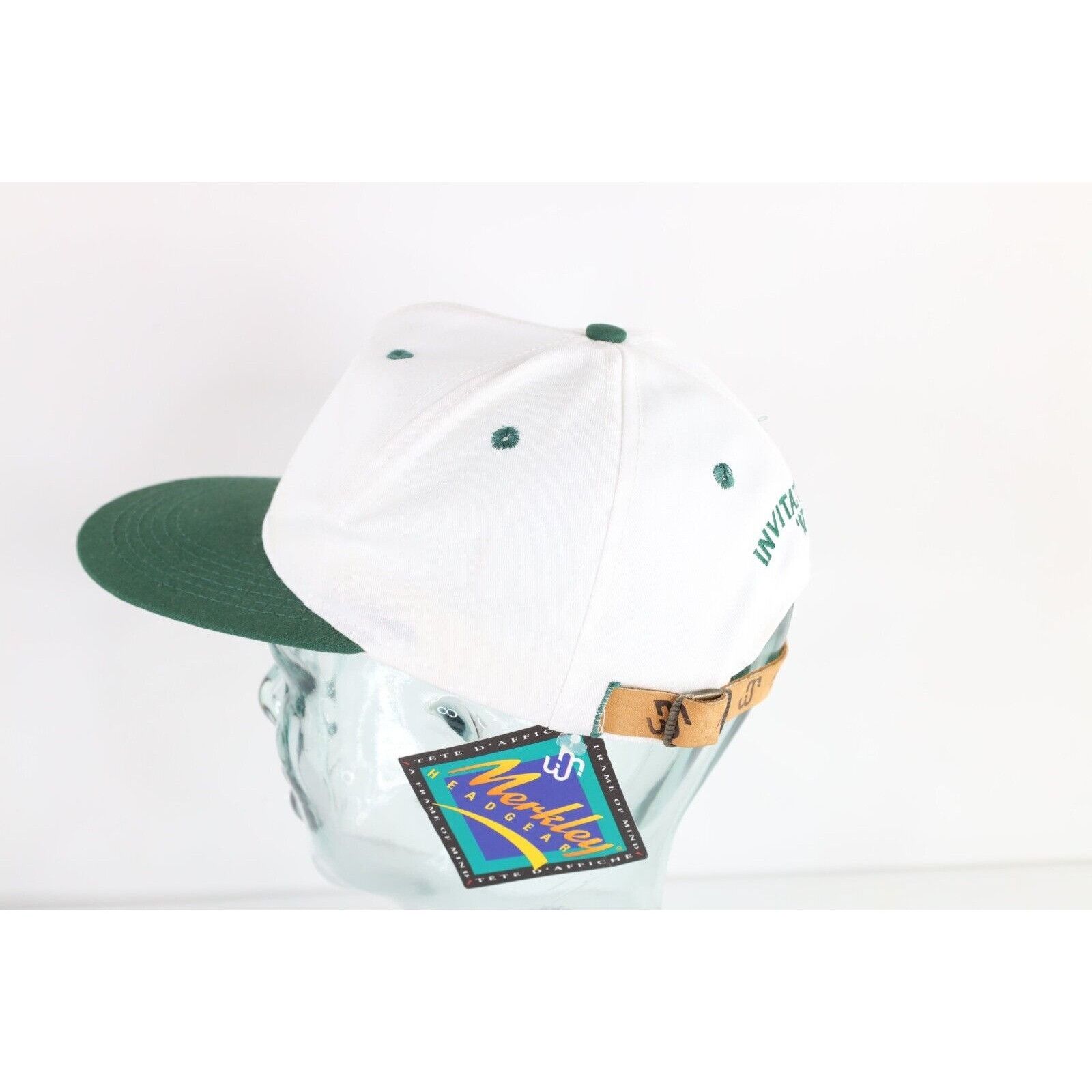 Vintage Deadstock Vintage 90s Green Coat Invitational Golf Hat