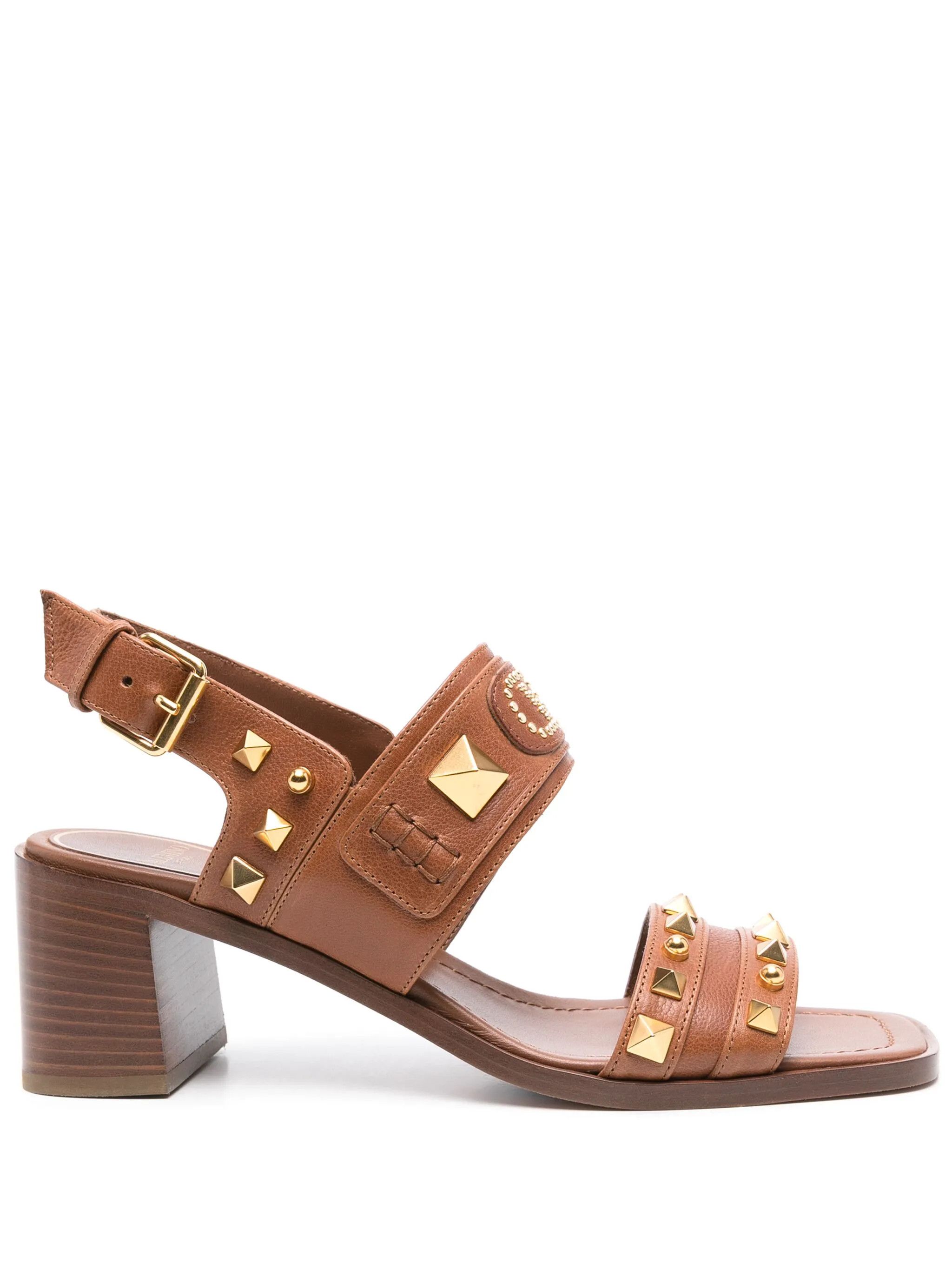 Valentino os11x0126 Rocksted Sandals in Brown Size US 8.5 / IT 38.5 - 1 Thumbnail