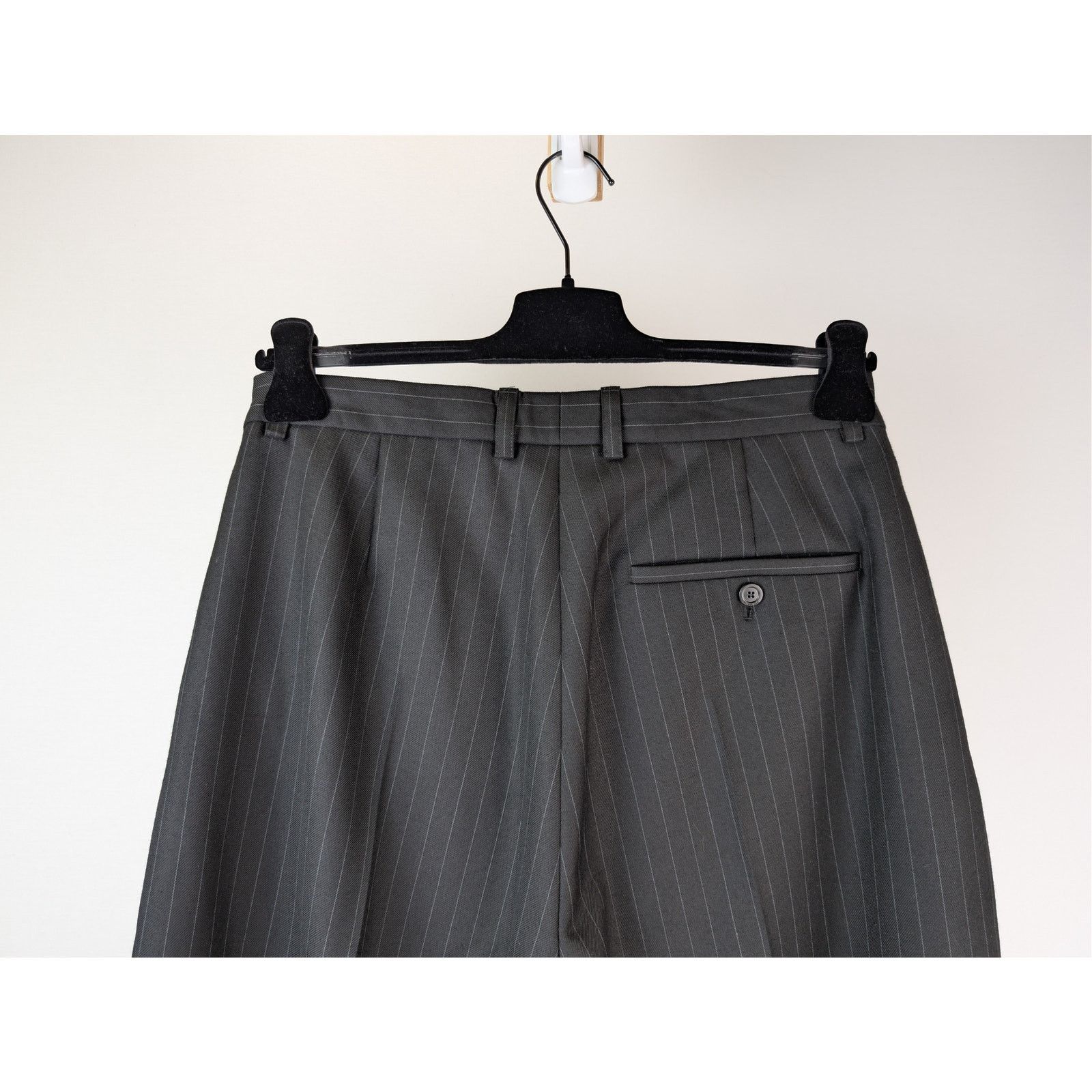 Balenciaga o1rshd1 Fluid Barathea Patched Skater Pants in Dark Navy Size US 32 / EU 48 - 13 Thumbnail
