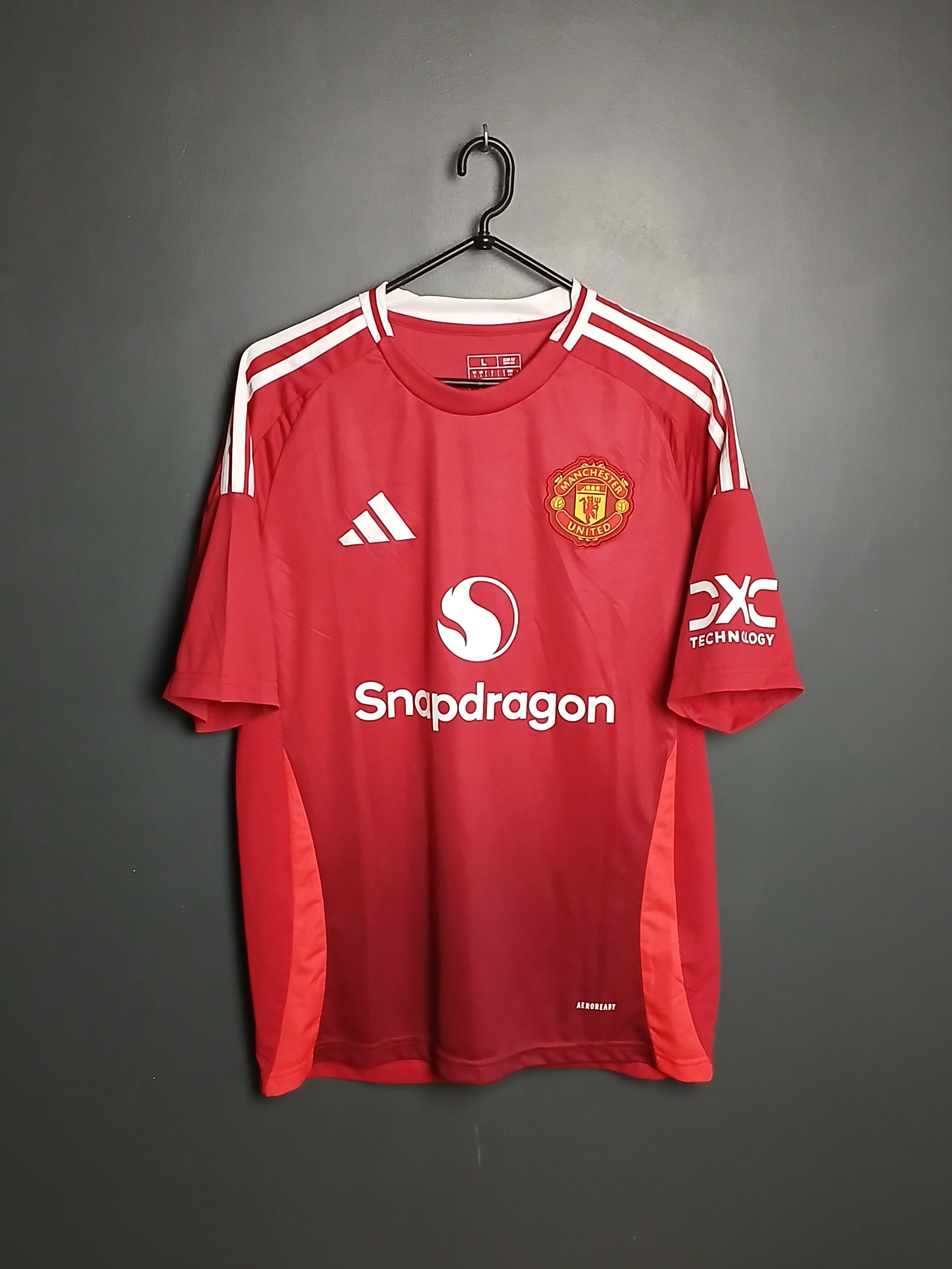 Other Manchester United 2024/2025 Home Football Jersey T-Shirt Size US L / EU 52-54 / 3 - 1 Thumbnail