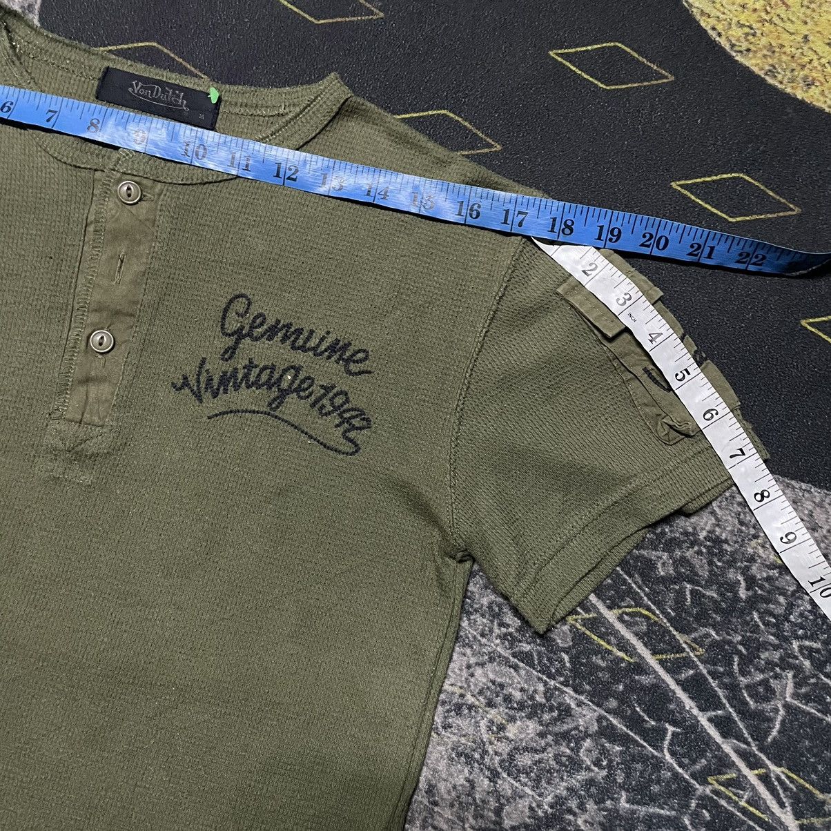Vintage × Von Dutch 💥Y2k Von Dutch Small Pocket Thermal Tees Size US M / EU 48-50 / 2 - 5 Thumbnail