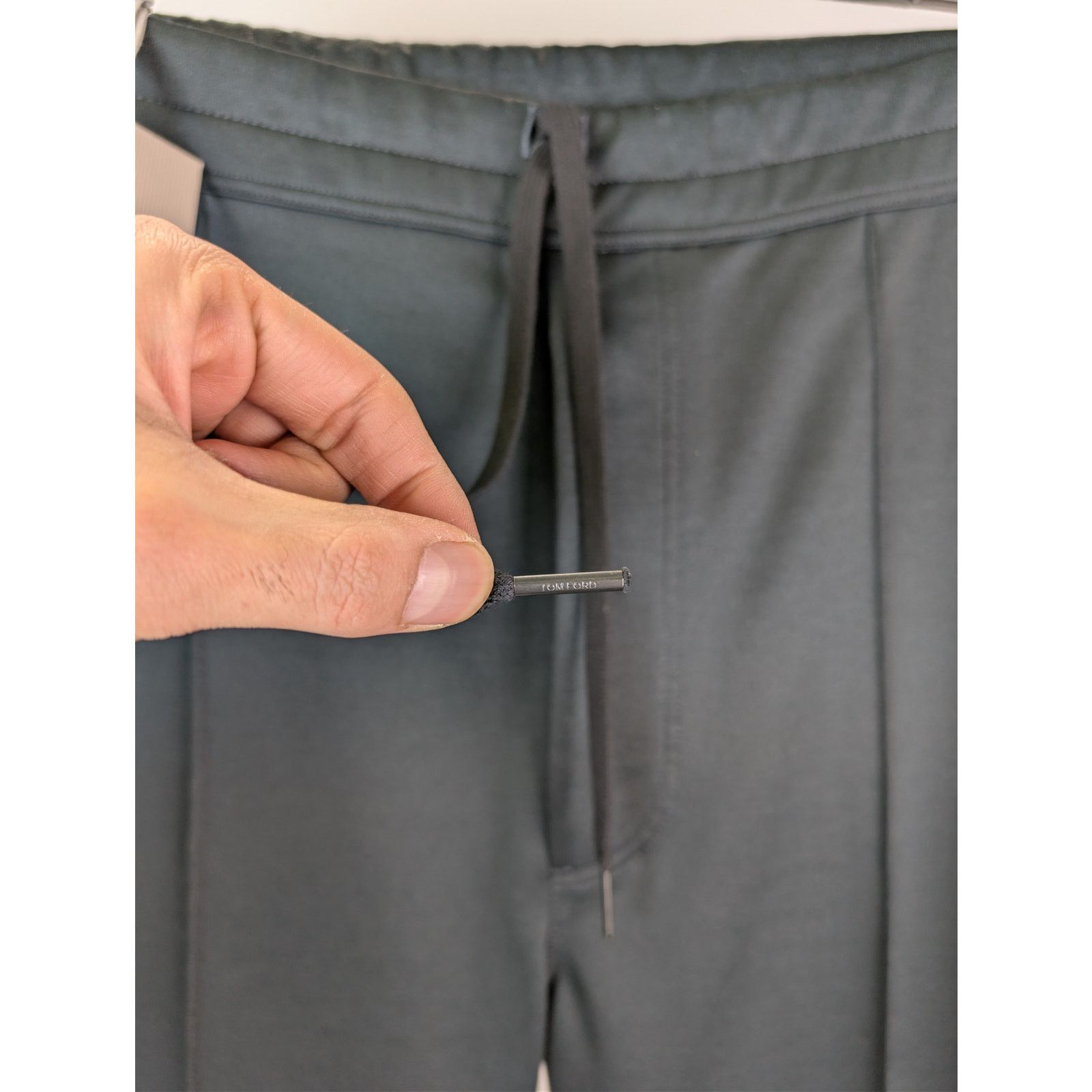 Tom Ford o1rshd1 Cut Sewn Technical Track Trousers Sweatpants Black Size US 38 / EU 54 - 8 Thumbnail