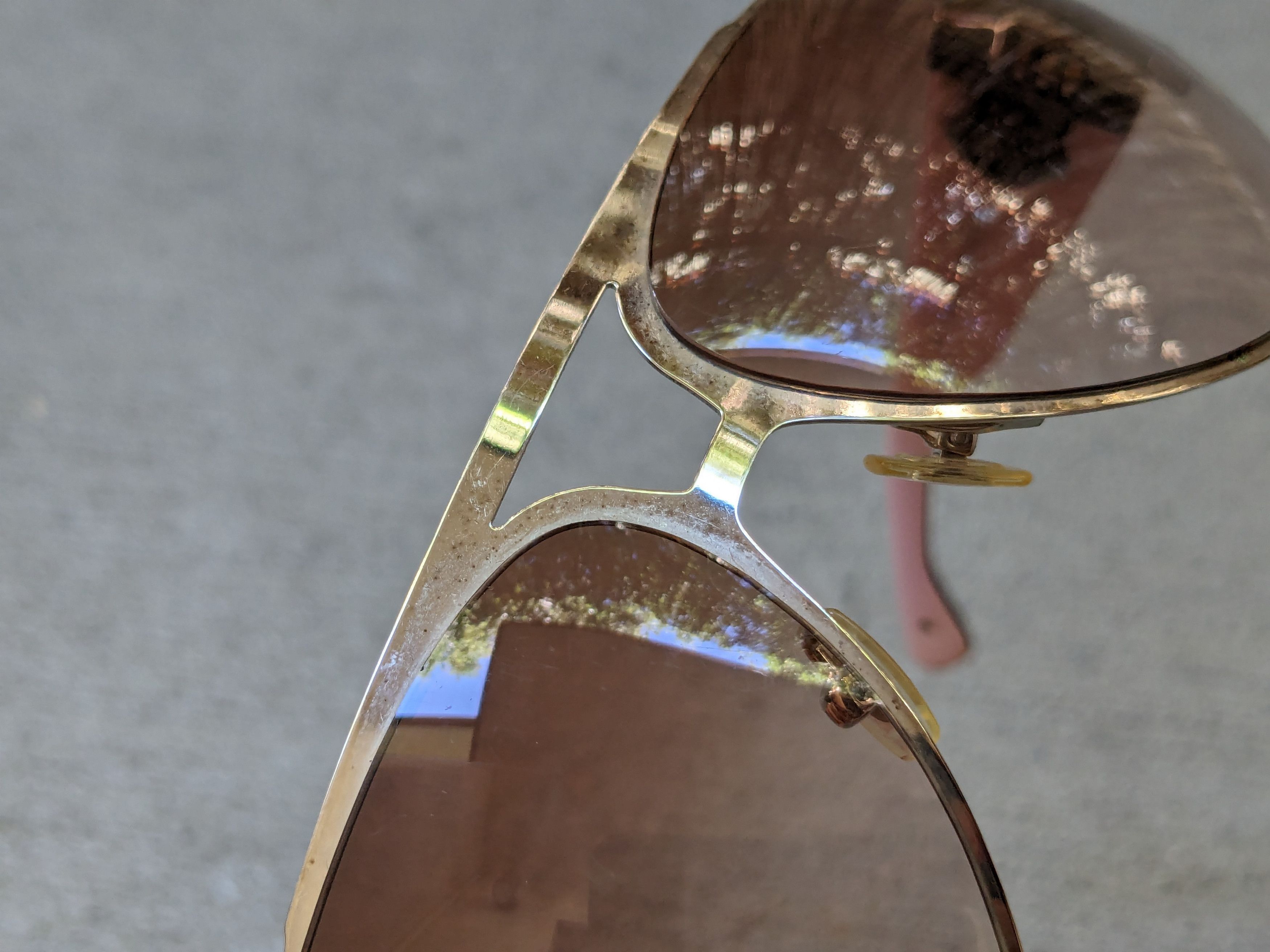 Chrome Hearts Chrome Hearts Backdoor Sunglasses Pink Brown Oval Oversized Size ONE SIZE - 5 Thumbnail