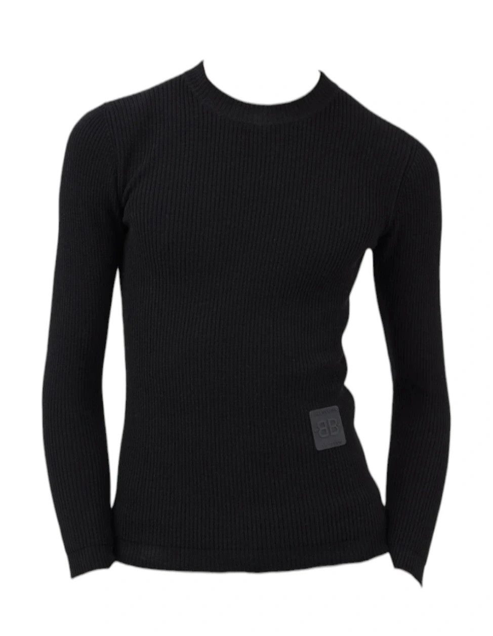 Balenciaga Ribbed Fitted Wool Jumper Size M / US 6-8 / IT 42-44 - 8 Thumbnail