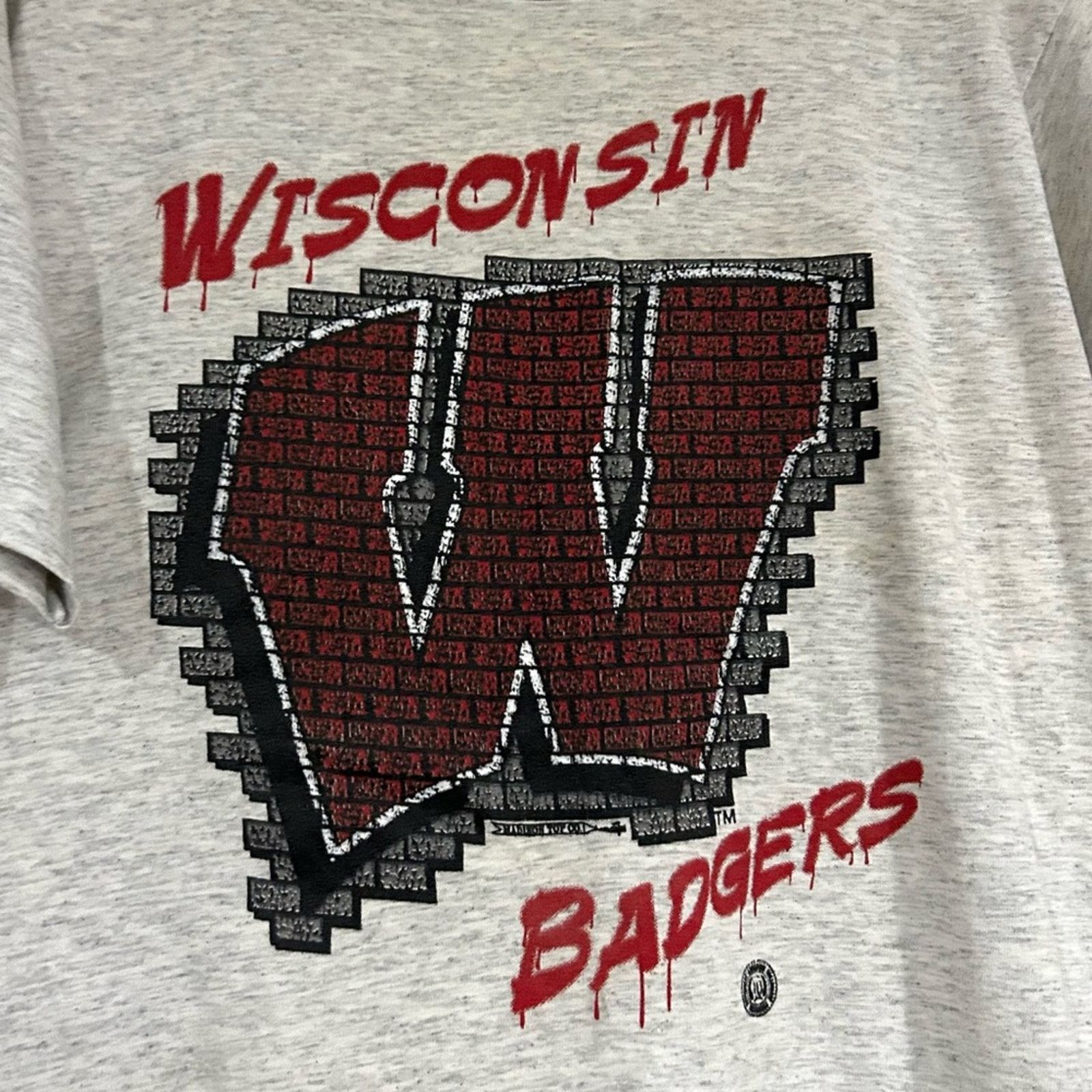 Fruit Of The Loom Vintage Wisconsin Badgers Shirt Size US L / EU 52-54 / 3 - 2 Thumbnail