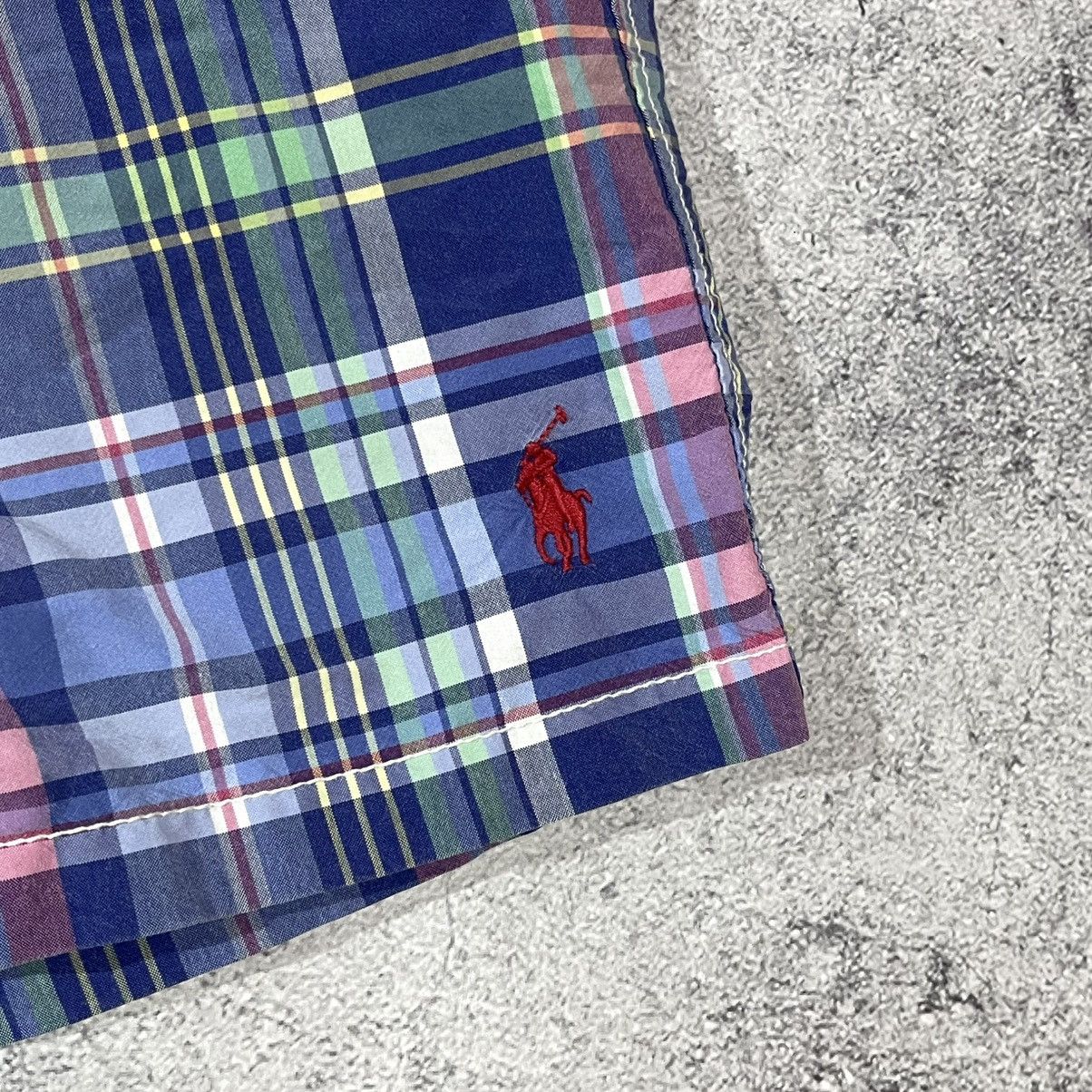 Polo Ralph Lauren × Vintage Polo by Ralph Lauren Y2K Check Swimwear Shorts Size L Size US 34 / EU 50 - 2 Thumbnail