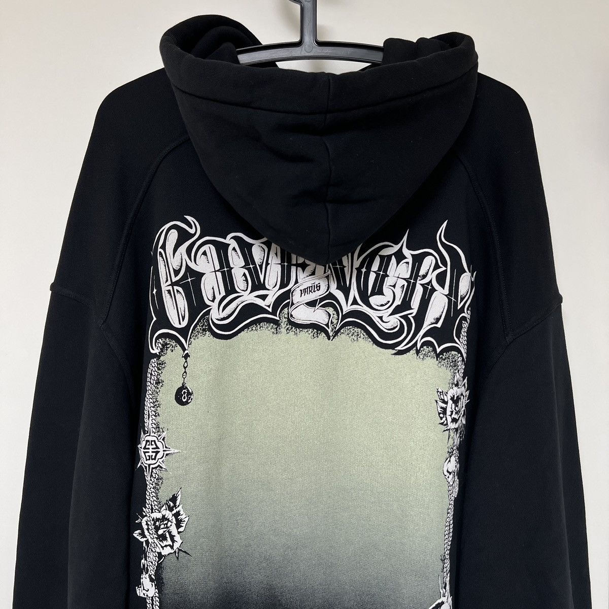 Givenchy Chain Empty Frame Oversized Hoodie Size US M / EU 48-50 / 2 - 2 Thumbnail