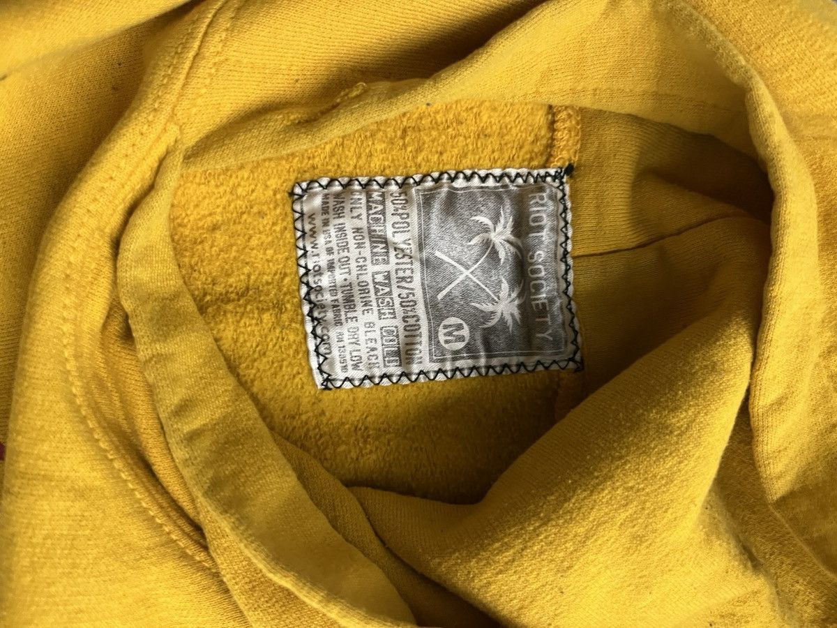 Riot society yellow hoodie hotsell