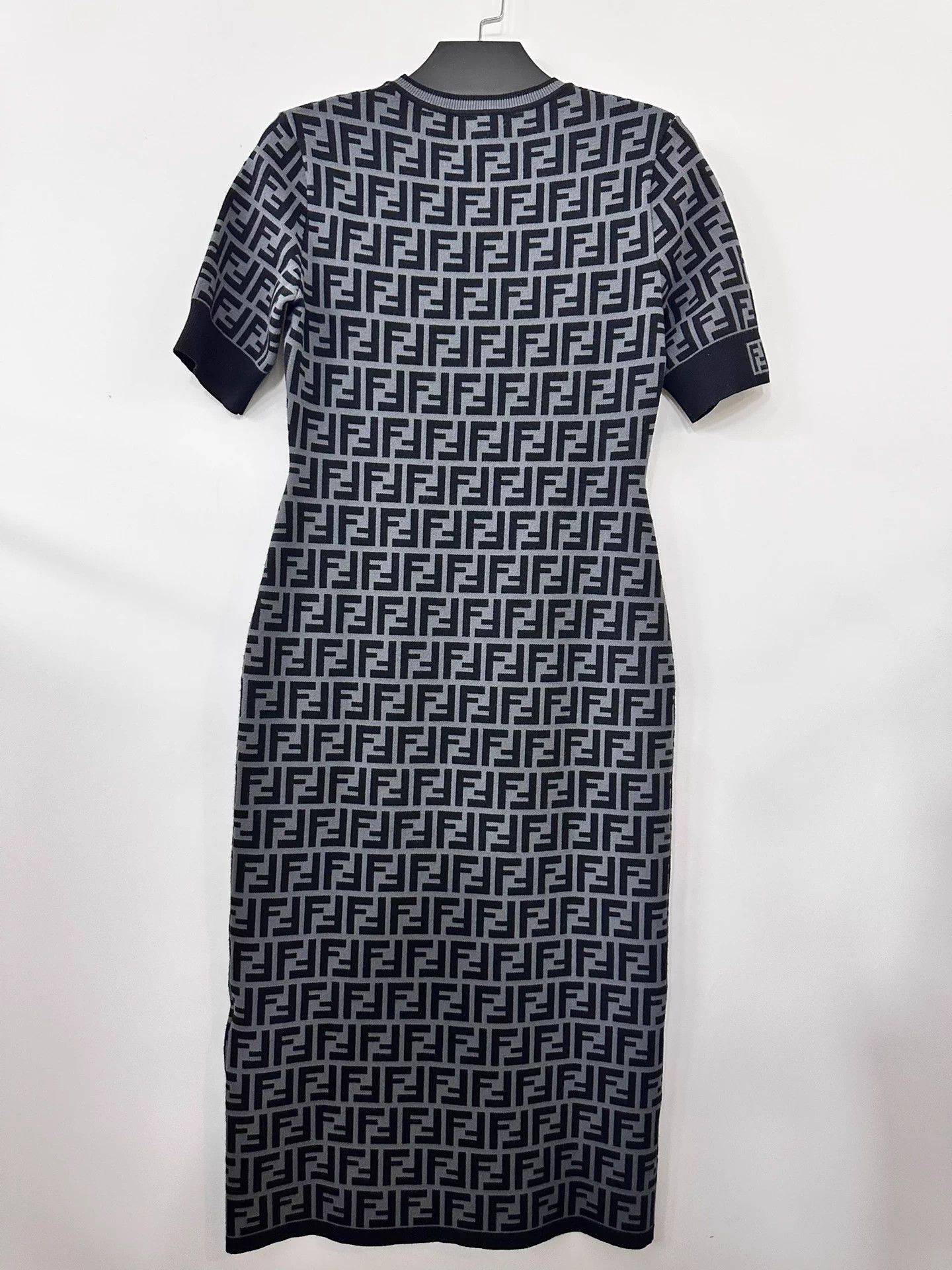 Fendi FENDI Women's All-Over Print Dress 42 Size M / US 6-8 / IT 42-44 - 2 Thumbnail