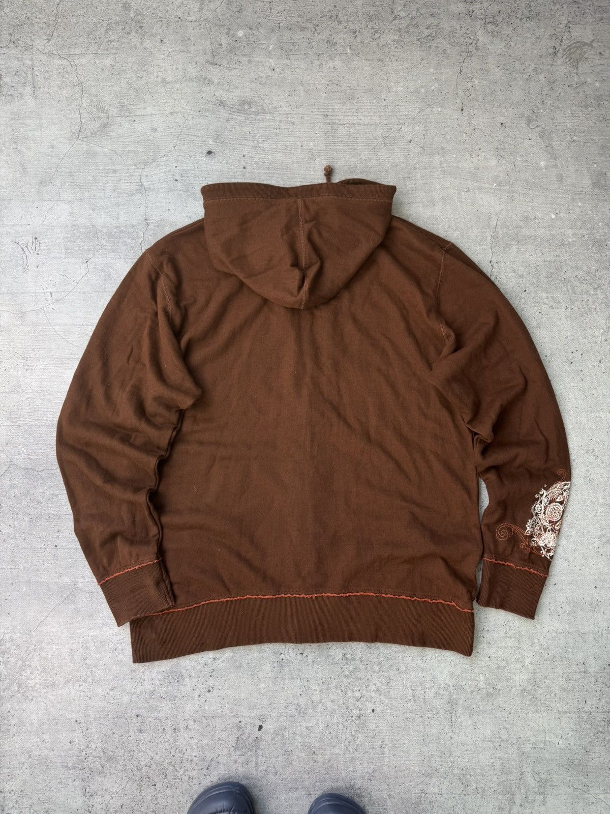 Billabong VINTAGE Y2K BROWN "BILLABONG" ZIP UP HOODIE Size US XL / EU 56 / 4 - 11 Thumbnail