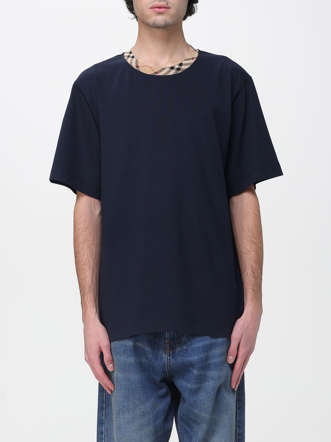Burberry T-Shirt Men Blue