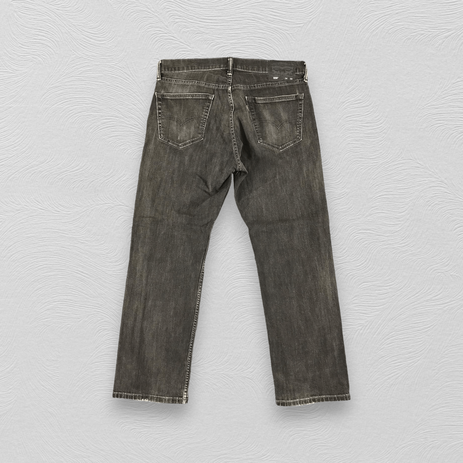Levi's Vintage Levis 559 Jeans Faded Black Denim KJ066 Size US 35 - 2 Thumbnail
