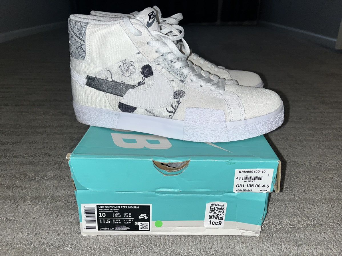 Nike Nike SB zoom blazer premium floral “paisley pack” size 10 Size US 10 / EU 43 - 3 Thumbnail