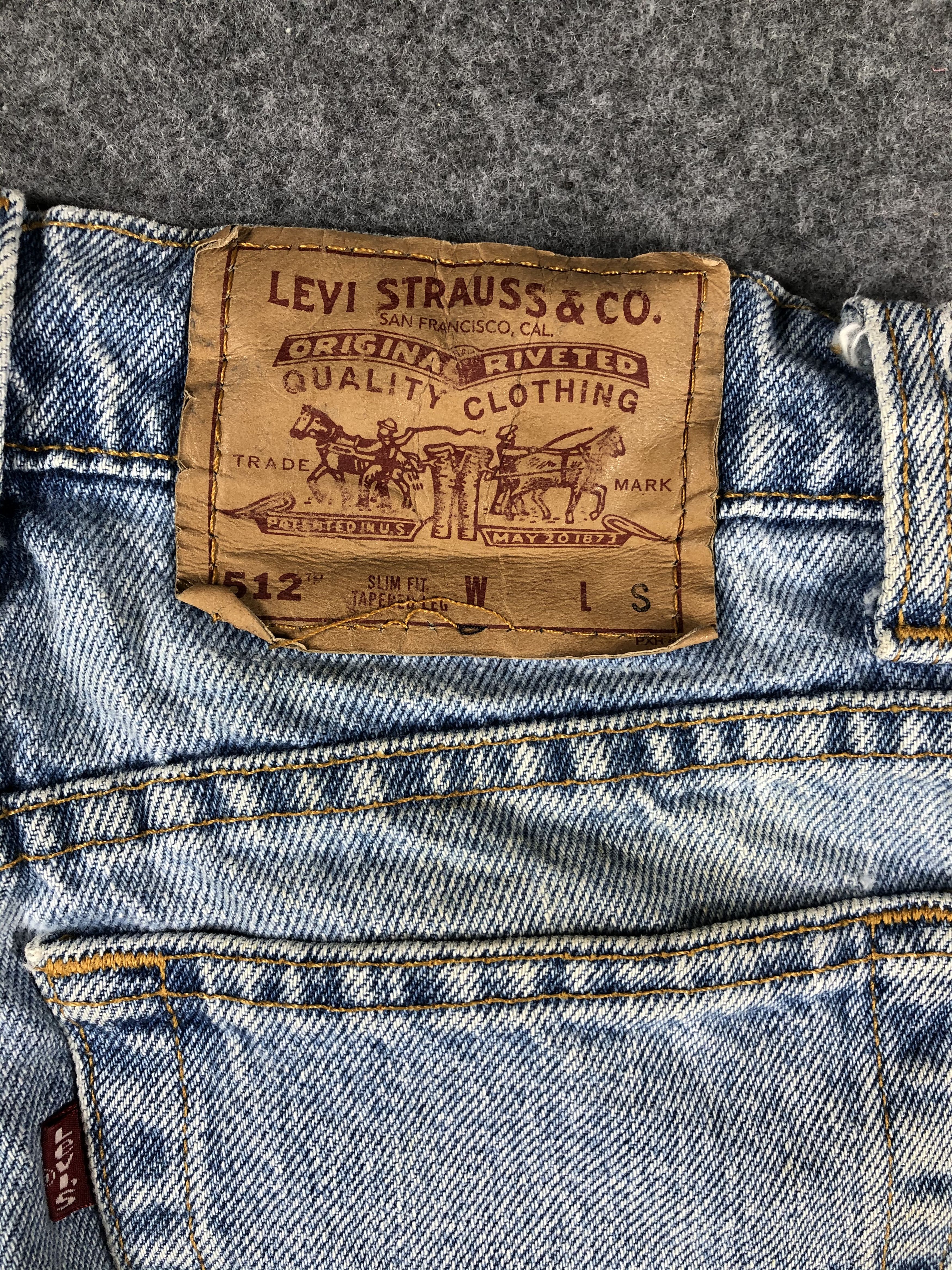 Levi's × Vintage Vintage Levis Jeans Lot 512-JM695 Size US 26 / EU 42 - 4 Thumbnail