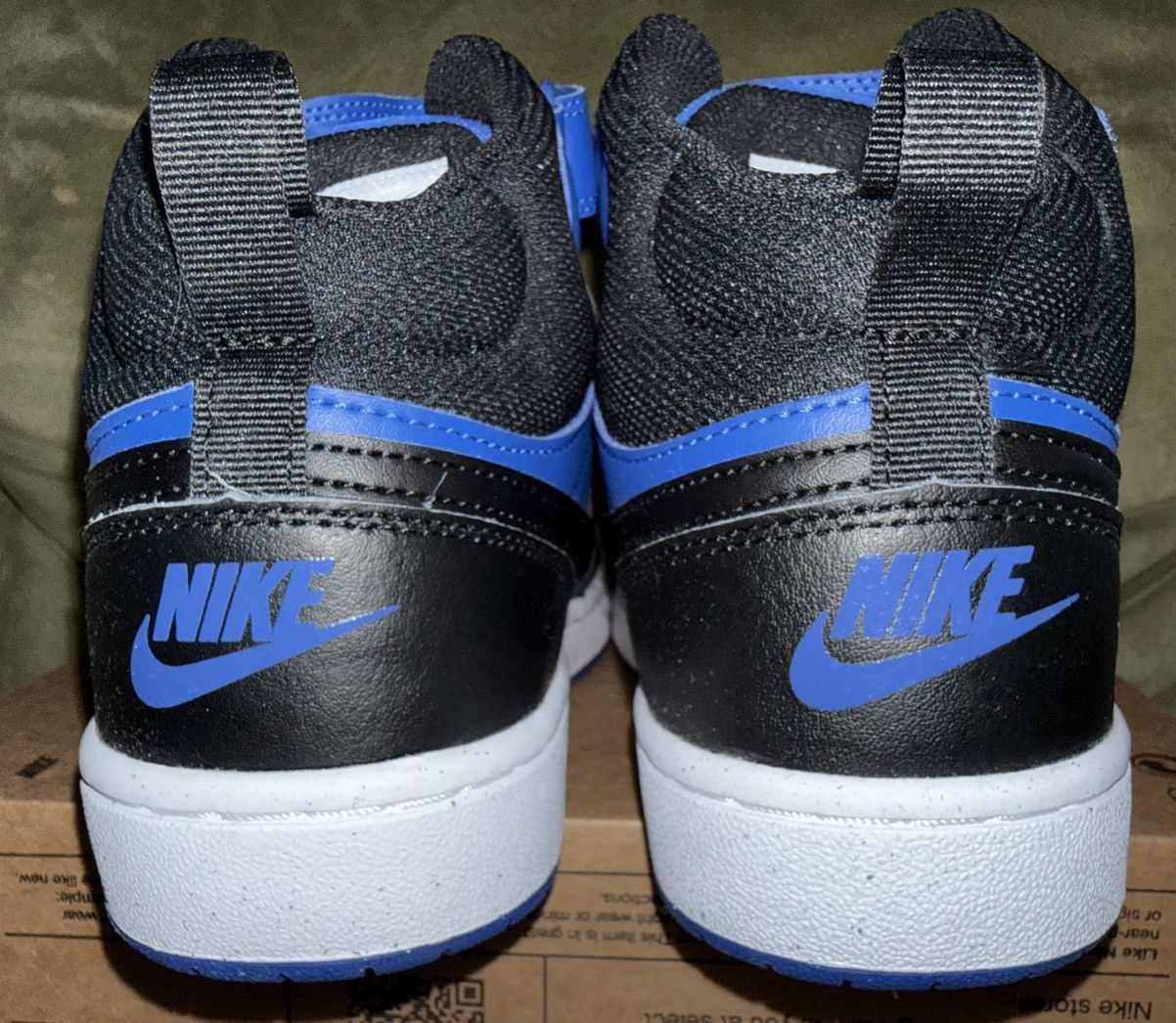 Nike Nike “Black Game Royal” Court Borough Mid 2 sneakers, GS NEW Size US 6.5 / EU 39-40 - 12 Thumbnail