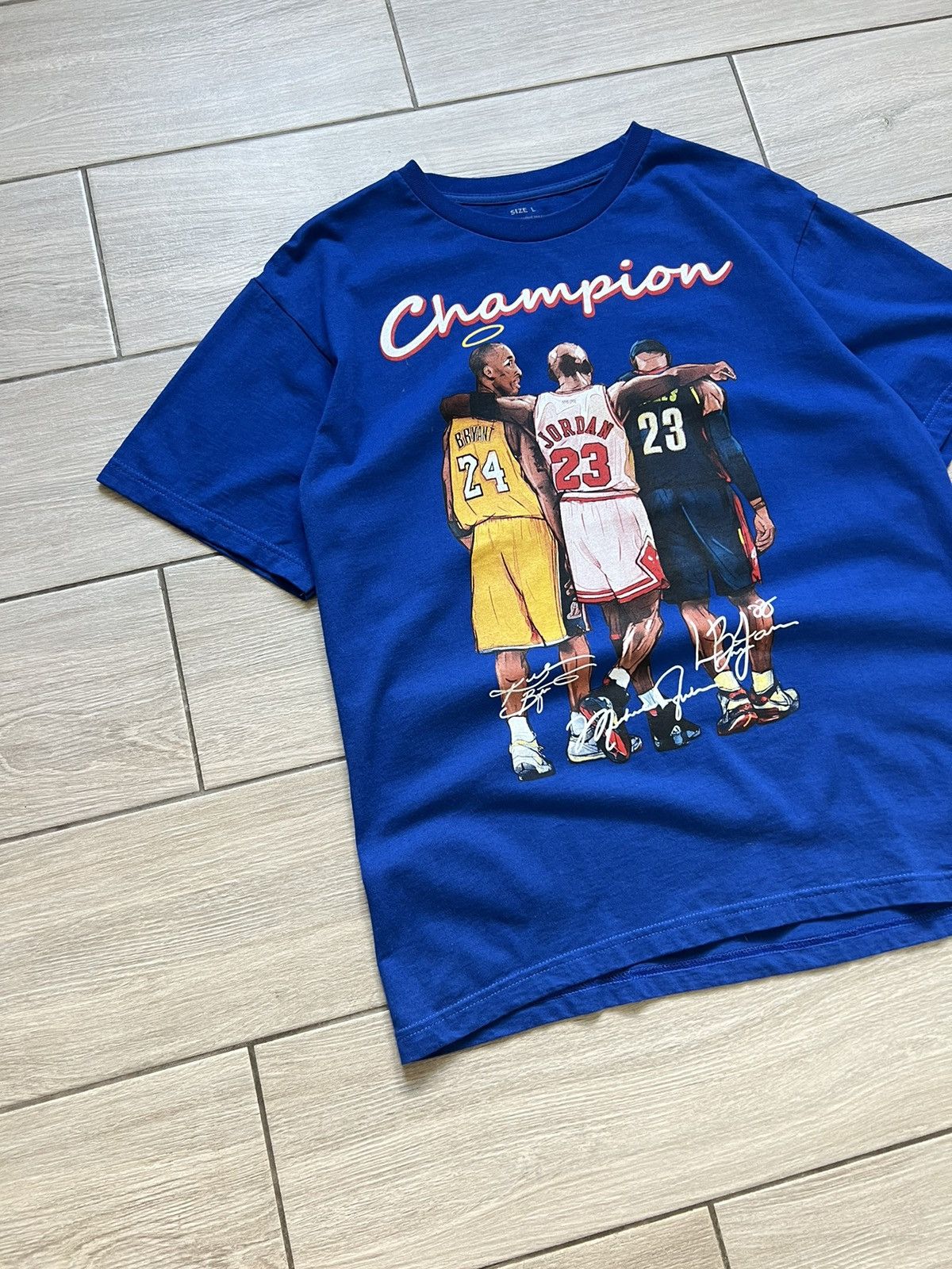 Champion Tshirt “Campion” Basket Jordan Lebron Kobe Bryant Size US L / EU 52-54 / 3 - 3 Thumbnail