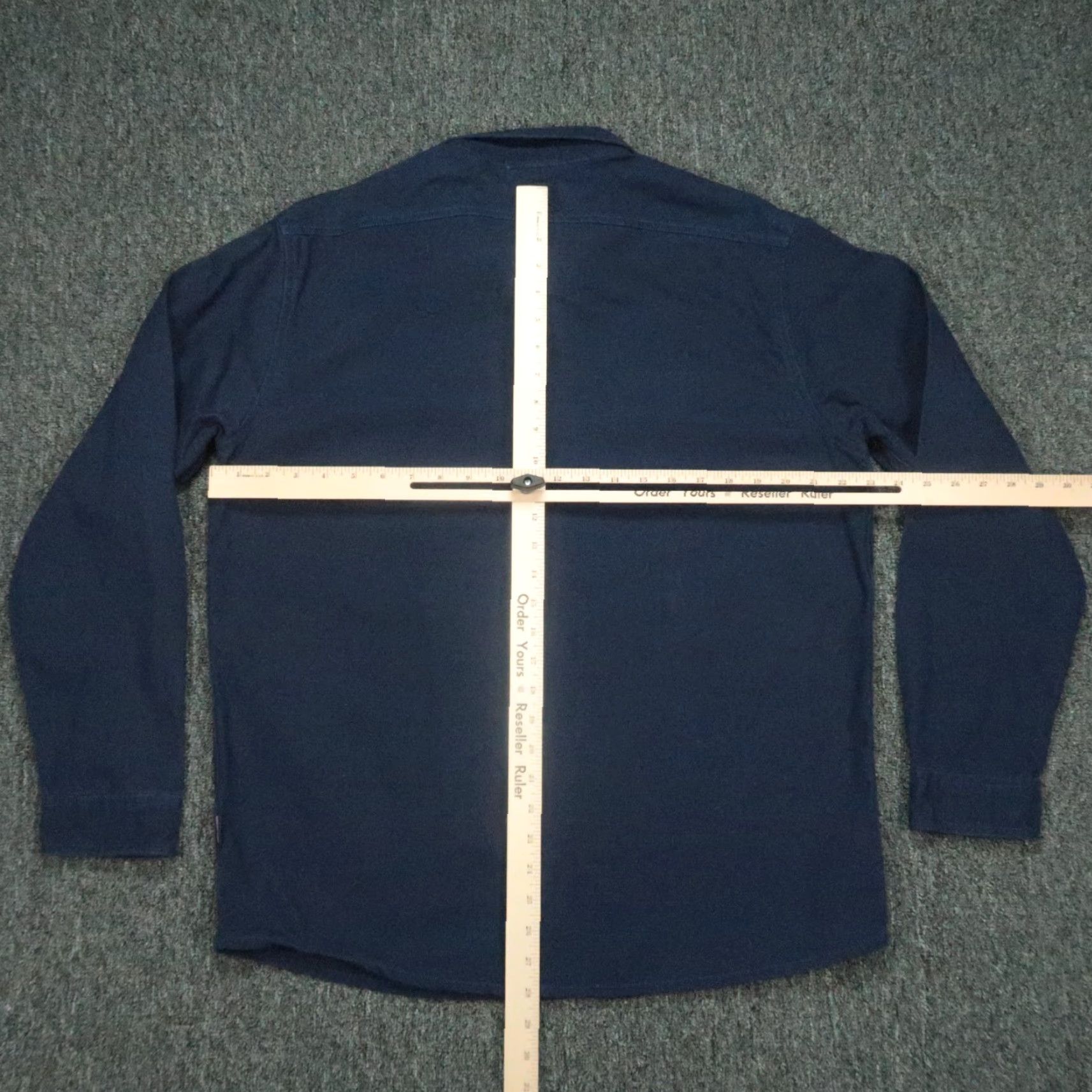 Patagonia Patagonia Shirt Men's Large Blue Long Sleeve Canvas Workwear Fox Terrier Custom Size US L / EU 52-54 / 3 - 6 Thumbnail