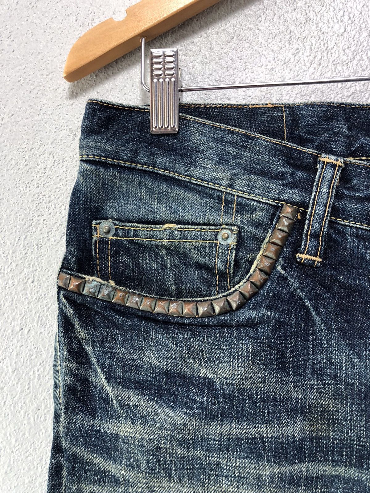 Hysteric Glamour Hysteric Glamour Stud Jeans Distressed Style Size US 30 / EU 46 - 7 Thumbnail