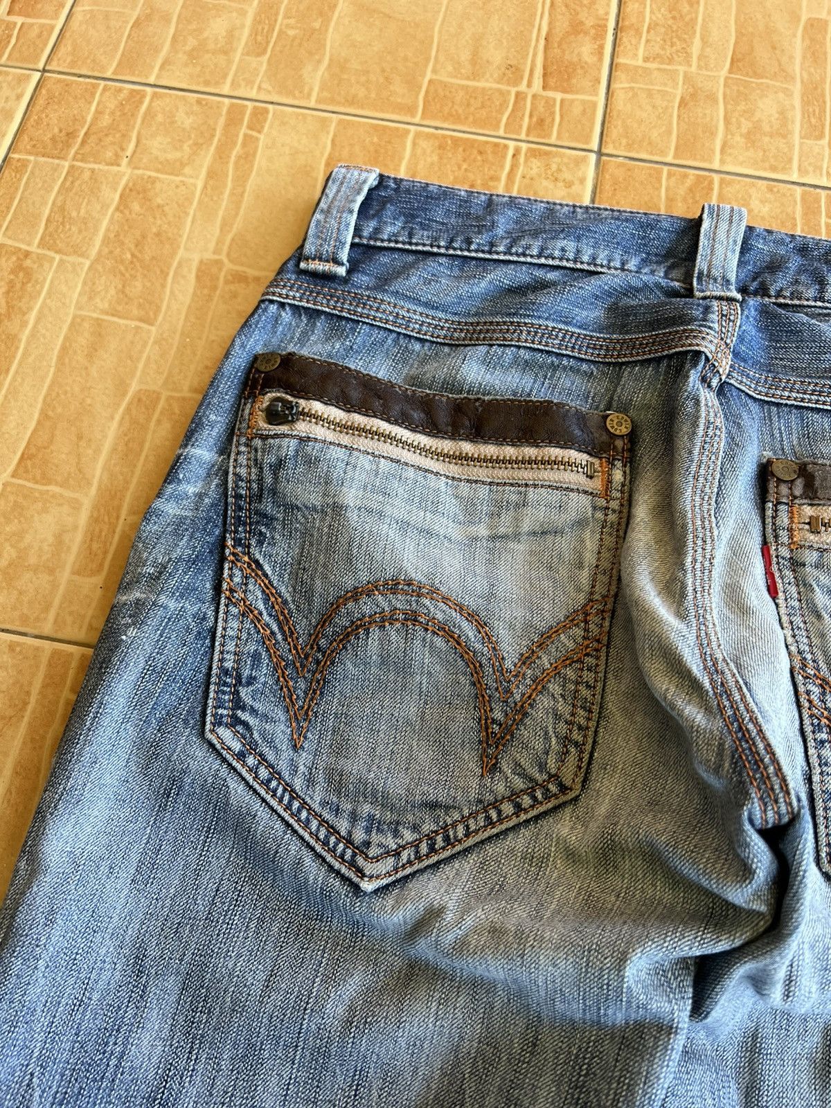 Edwin Vintage Edwin 503 Flare Mud Wash Jean Size US 31 - 19 Thumbnail