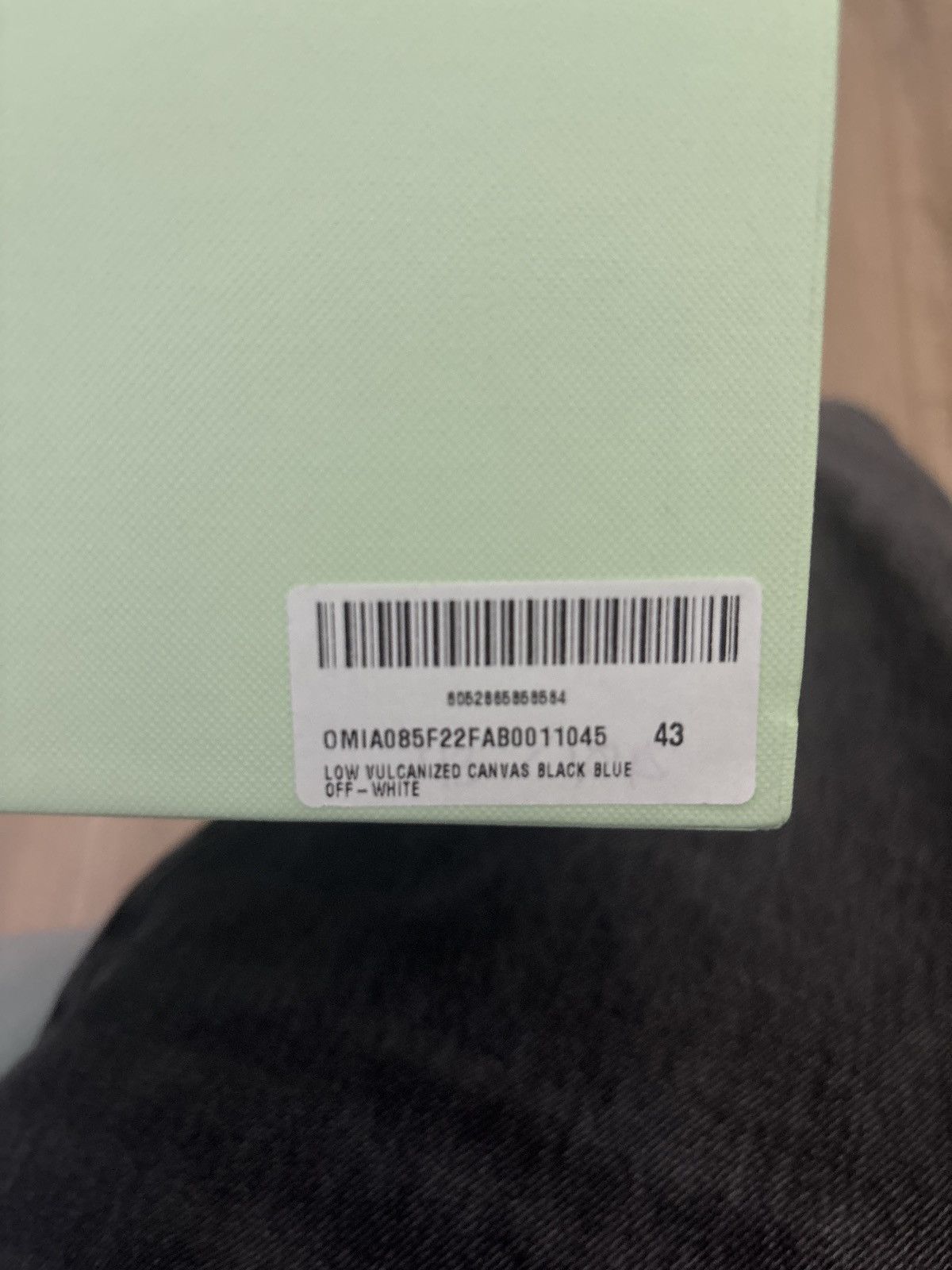 Off-White Off-White Vulc Sneaker 'Black Blue' Size US 10 / EU 43 - 7 Thumbnail