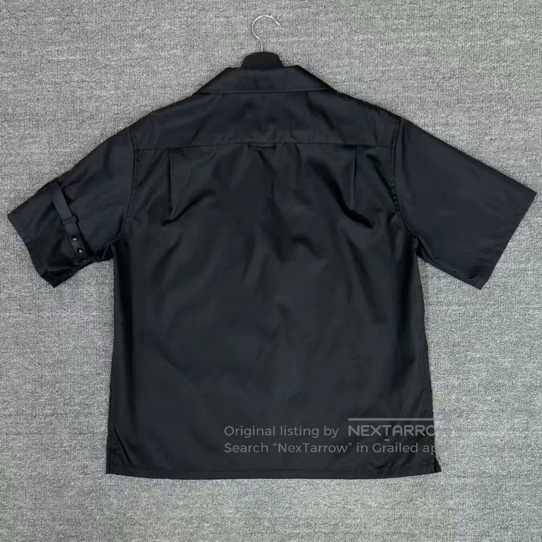 Prada prada logo nylon short sleeve shirt. Size US M / EU 48-50 / 2 - 2 Thumbnail
