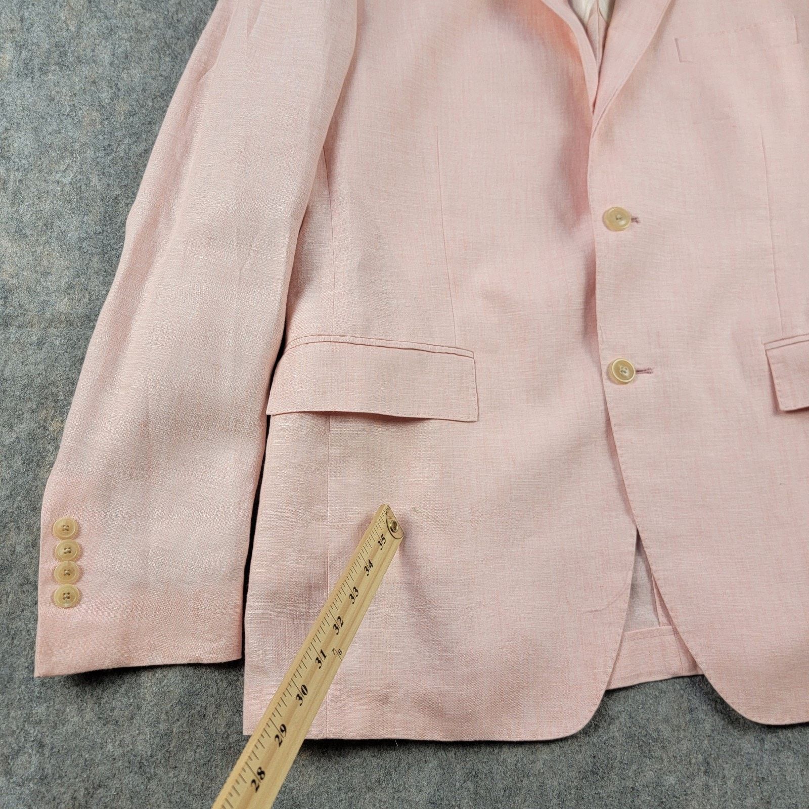 Todd Snyder Todd Snyder 100% Linen Blazer Sport Coat *Read* Size 42R - 15 Thumbnail